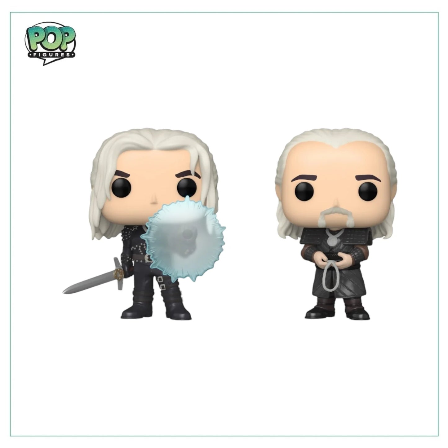 Geralt \\u0026 Vesemir 2 Pack Funko Pop - The Witcher - Special Edition