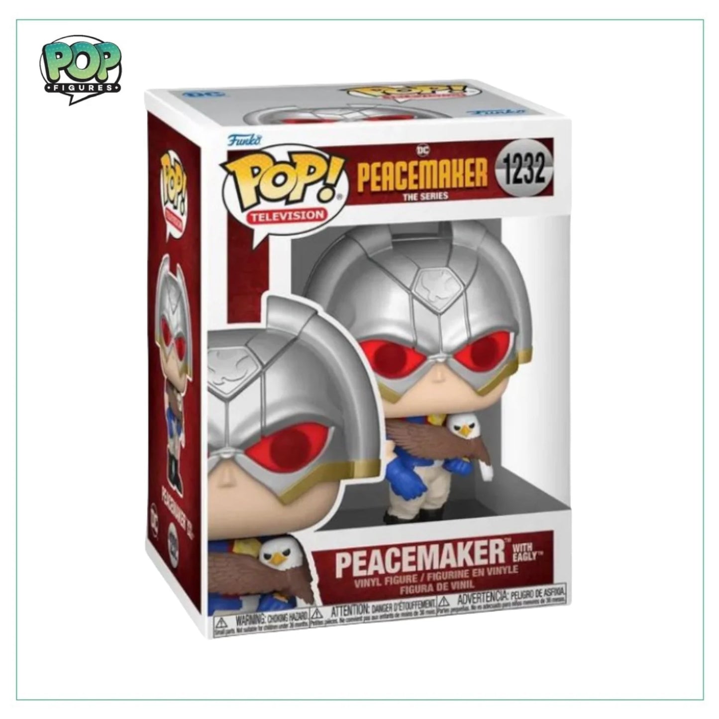 Peacemaker W\\/ Eagly #1232 Funko Pop! Peacemaker