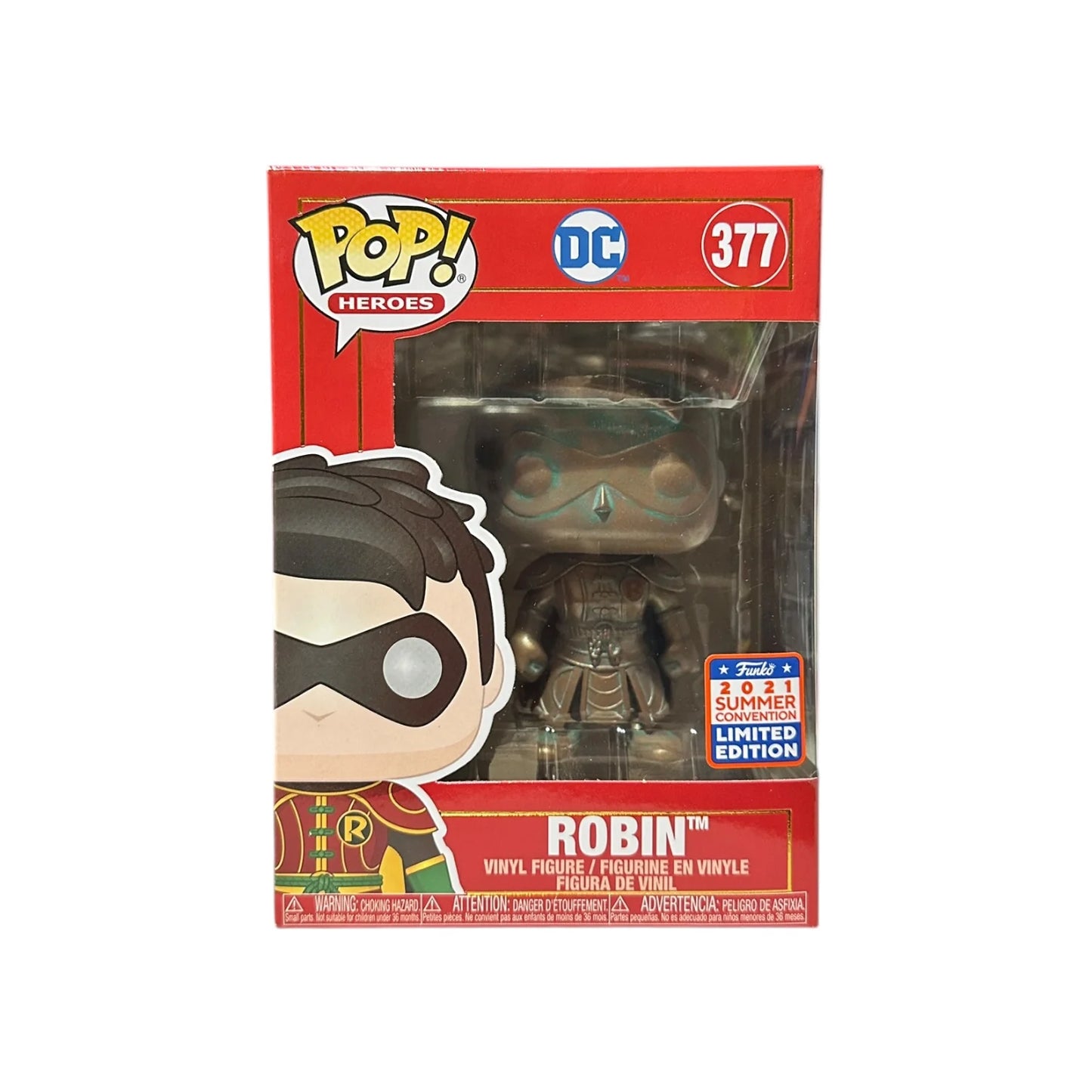 Robin #377 (Patina) Funko Pop! - DC Imperial Palace - Chinajoy Expo Exclusive