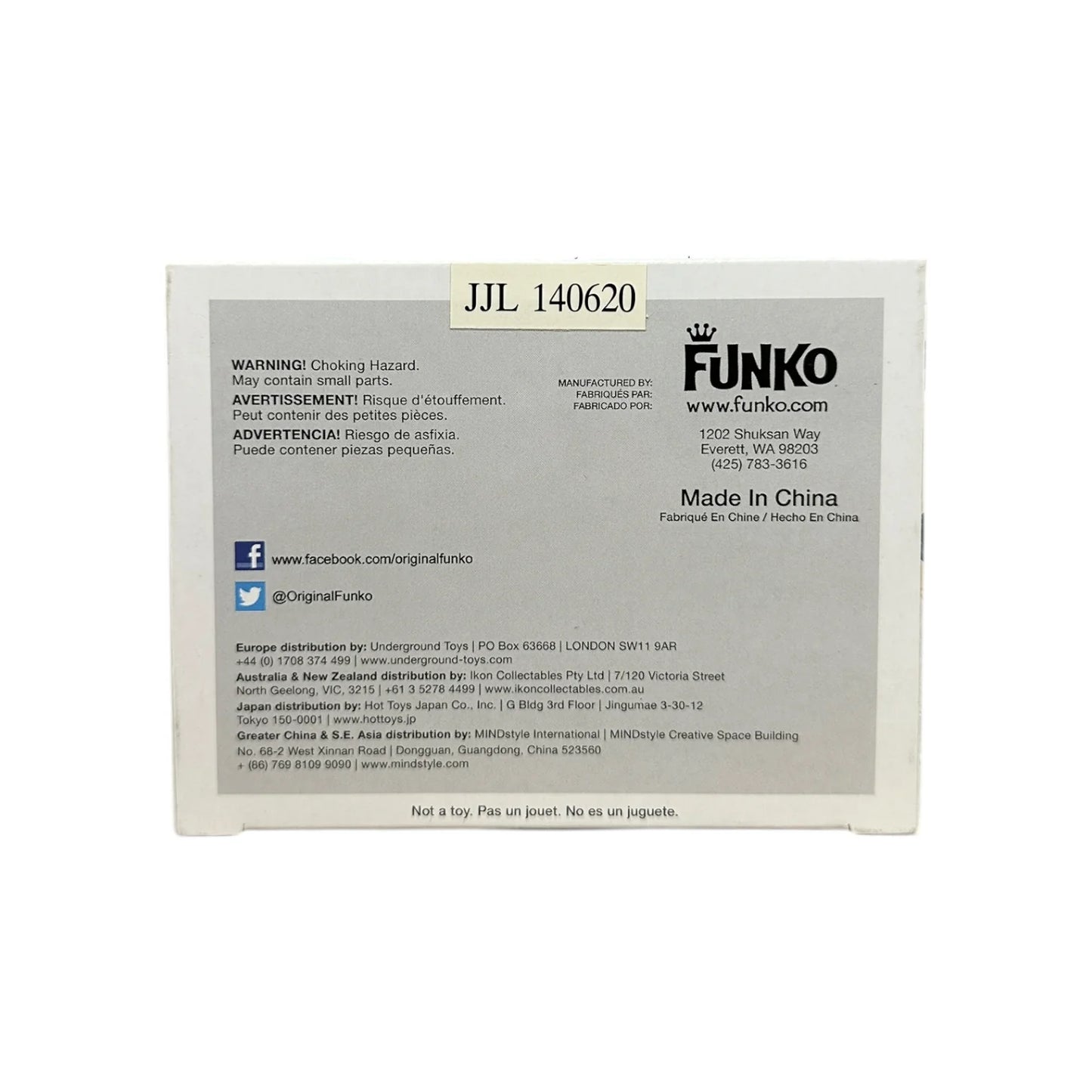 Freddy Funko as Dr. Emmett Brown #30 Funko Pop! - SDCC 2014 Exclusive LE96 Pcs - Condition 7\/10