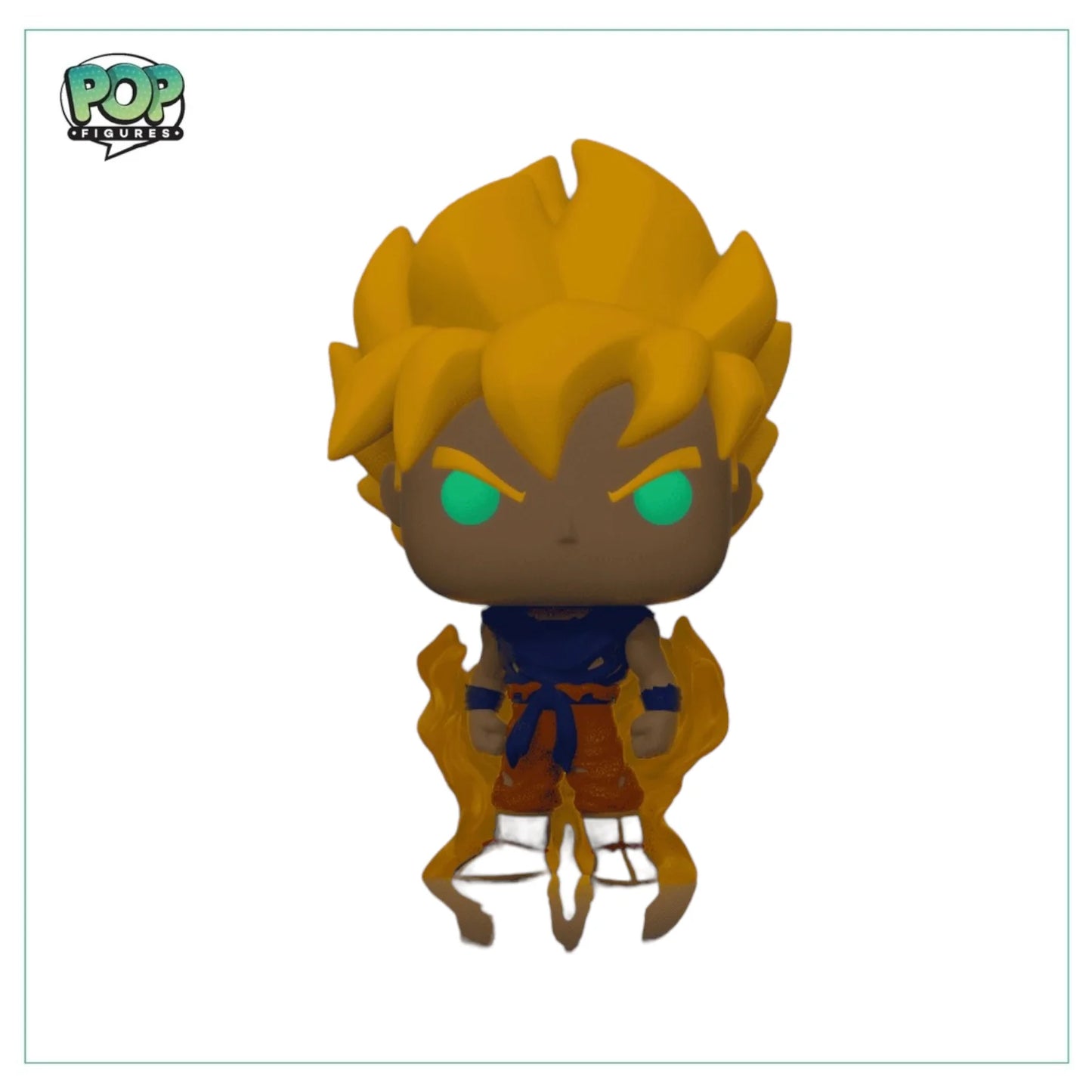 Super Saiyan Goku (First Appearance #860 (Glows in the dark) Funko Pop! - Dragon Ball Z - Only at Go! - Condition 9\/10