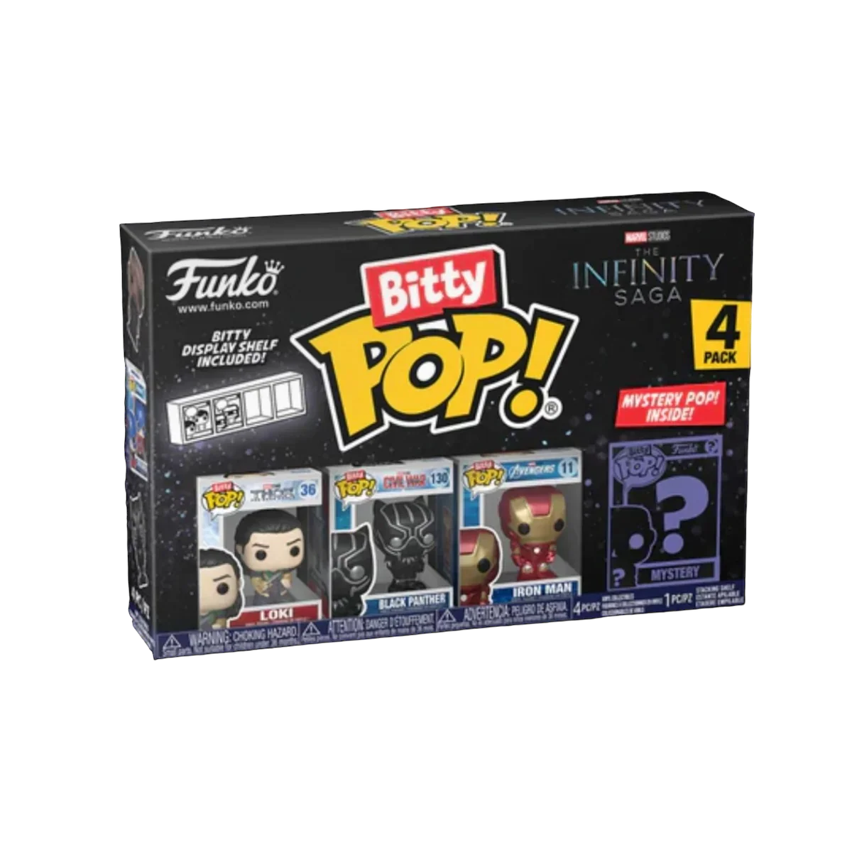Loki 4 pack Bitty POP! - The Infinity Saga - Chance of Chase