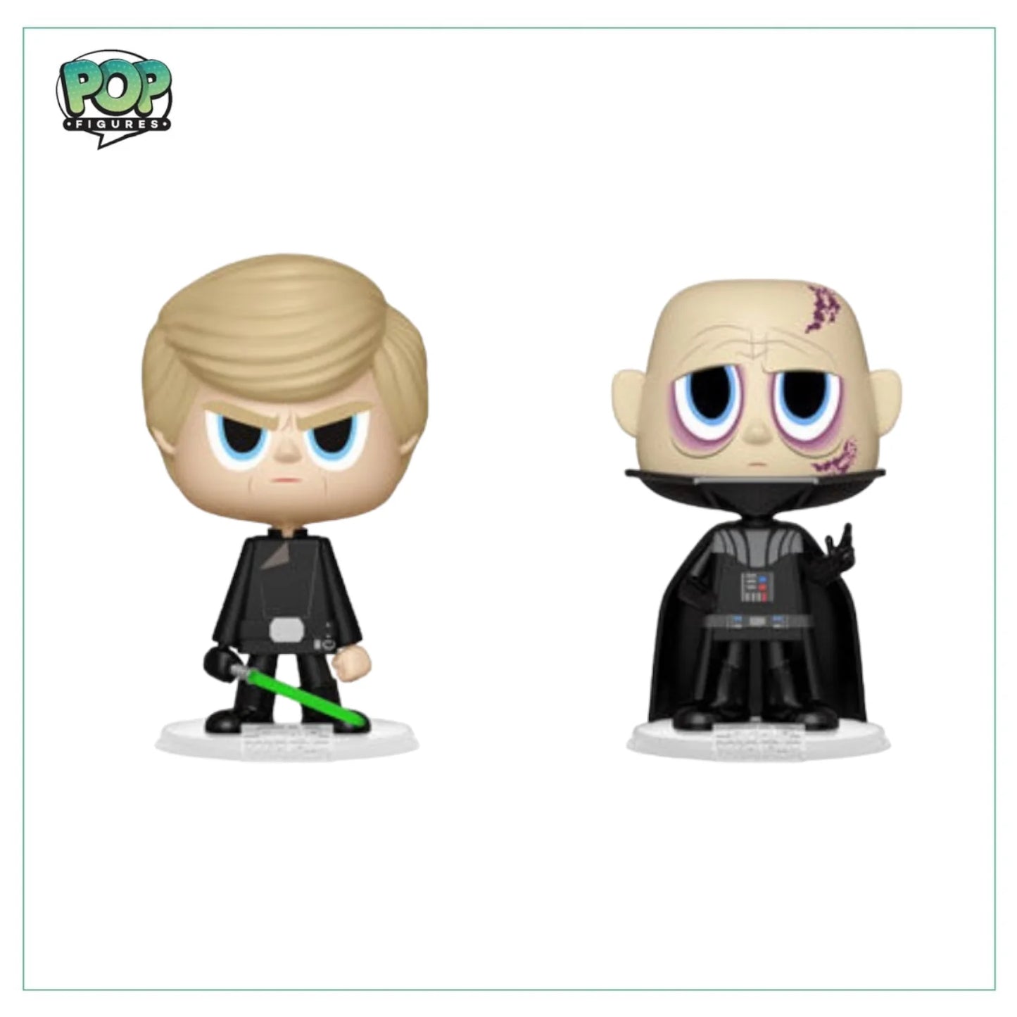 Luke Skywalker + Darth Vader Funko 2 Pack Vynl. - Star Wars