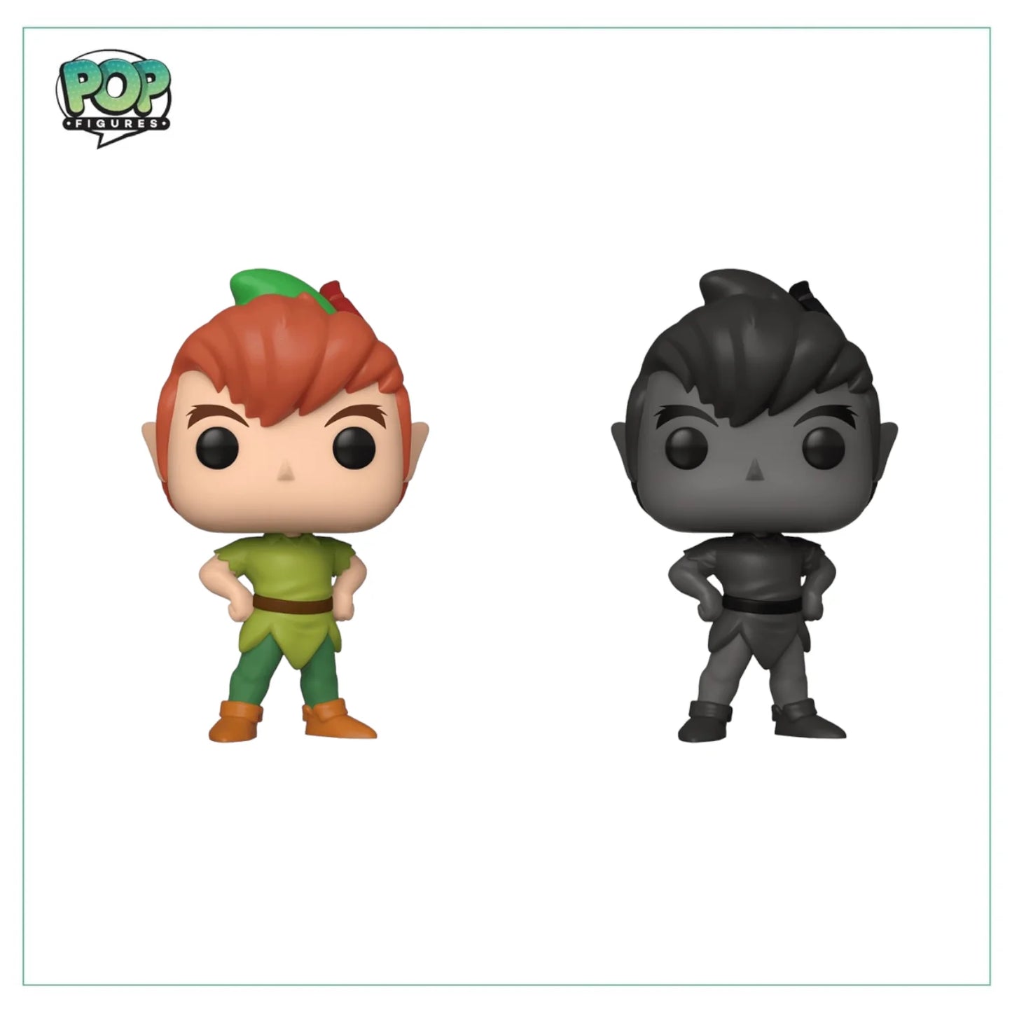 Peter Pan \u0026 Peter Pan's Shadow 2 Pack Funko Pop - Disney Classics - Hot Topic Exclusive