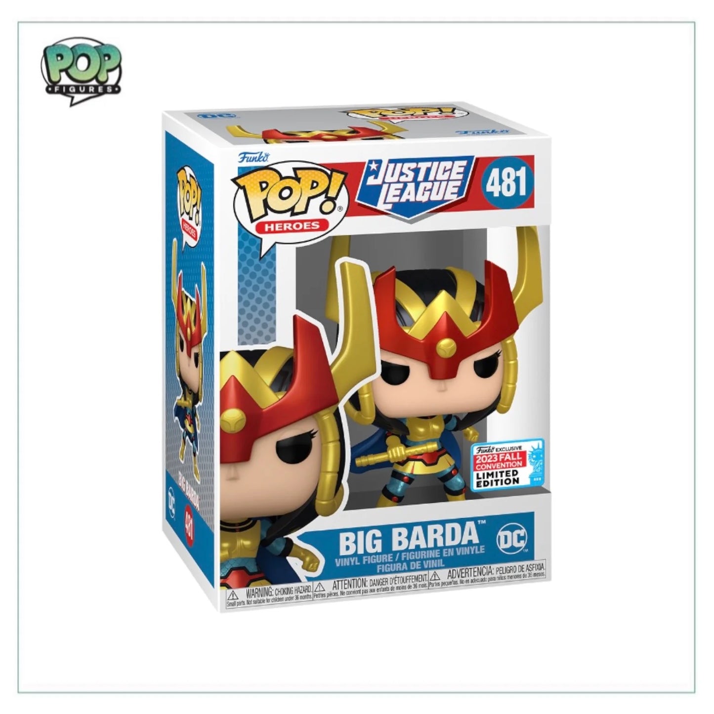 Big Barda #481 Funko Pop! - Justice League - NYCC 2023 Shared Exclusive