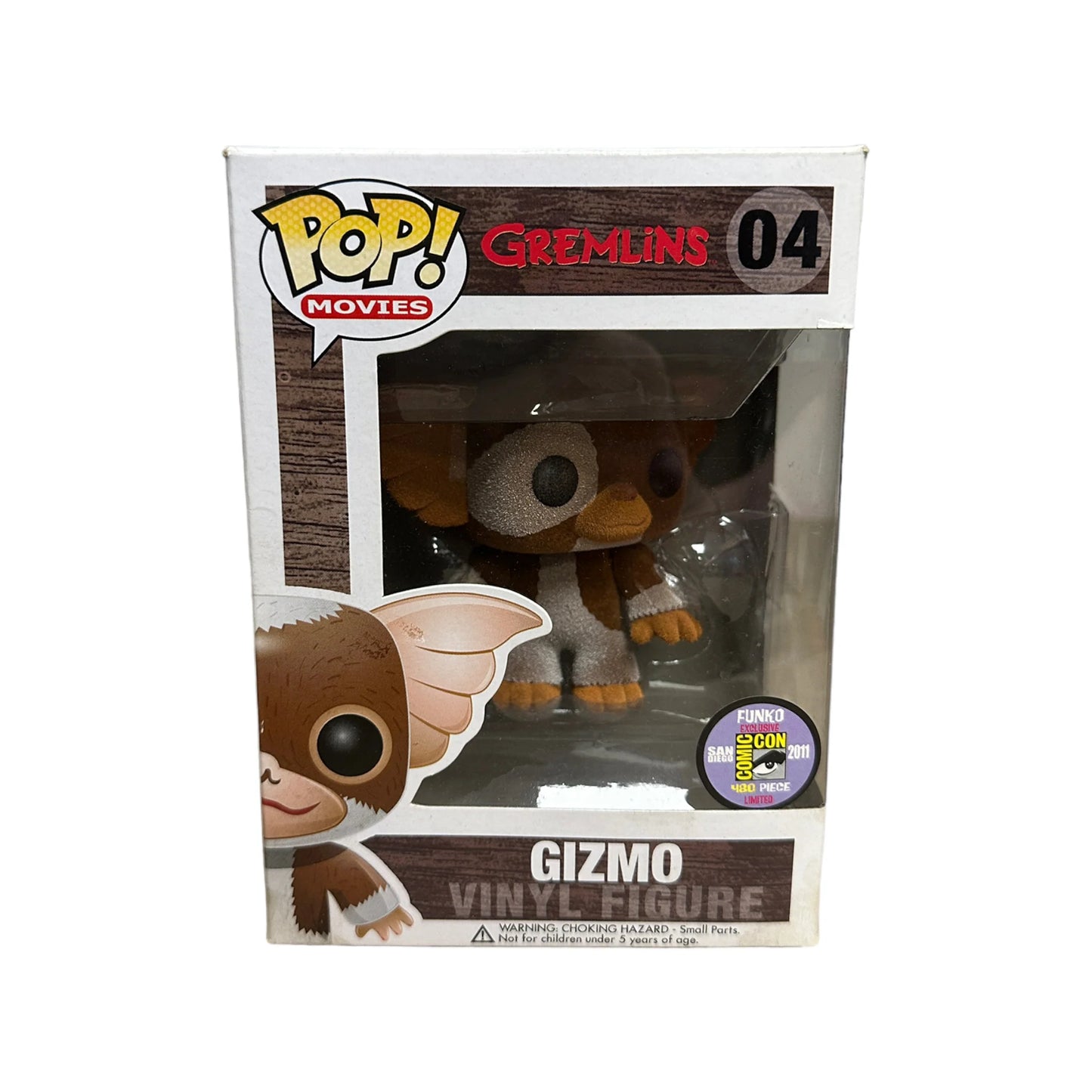 Gizmo #04 (Flocked) Funko Pop! - Gremlins - SDCC 2011 Exclusive LE480 Pcs - Condition 6\/10