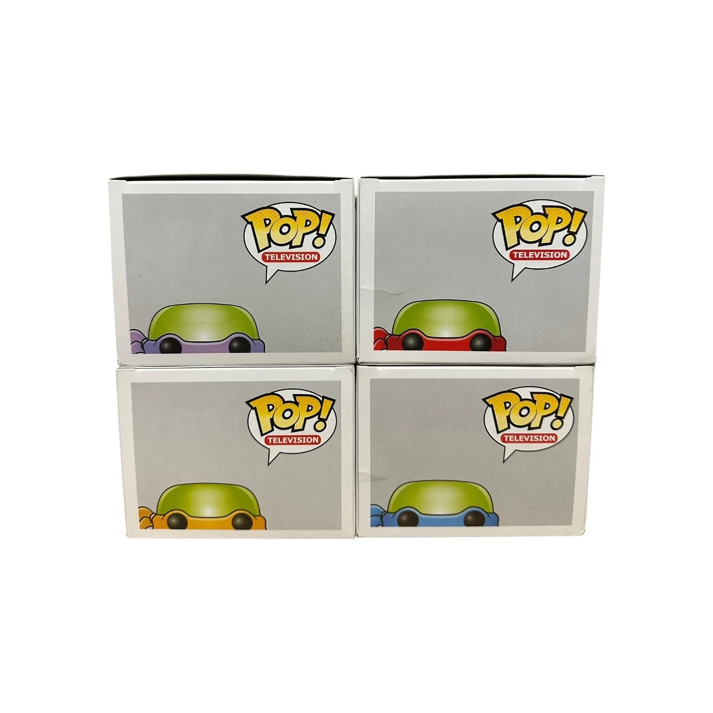 Teenage Mutant Ninja Turtles (Metallic) #60, #61, #62, #63 Funko Pop! Bundle - SDCC 2013 Exclusive LE1008 Pcs - Condition 7-7.5\\/10