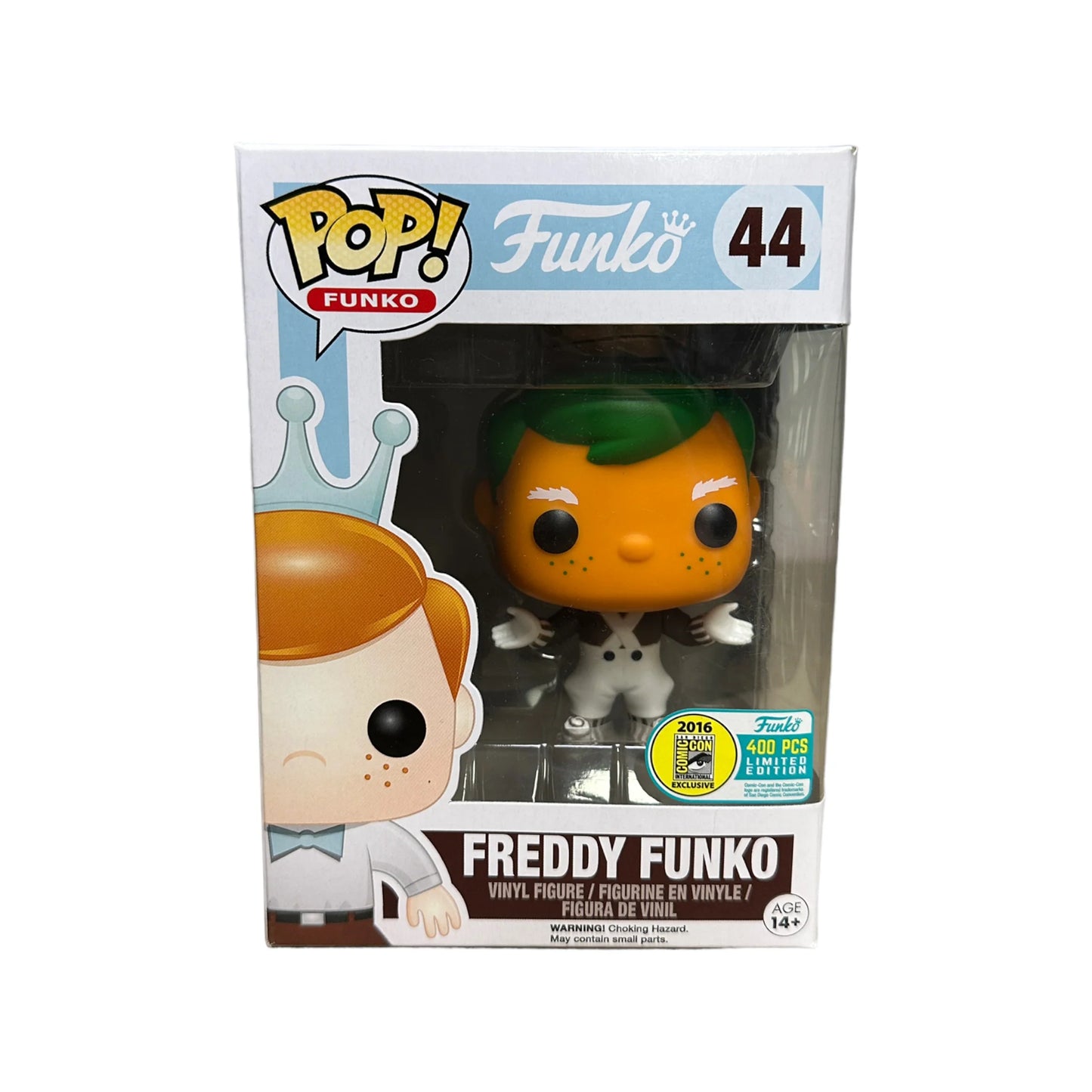 Freddy Funko as Oompa Loompa #44 Funko Pop! - SDCC 2016 Exclusive LE400 Pcs - Condition 8.5\/10