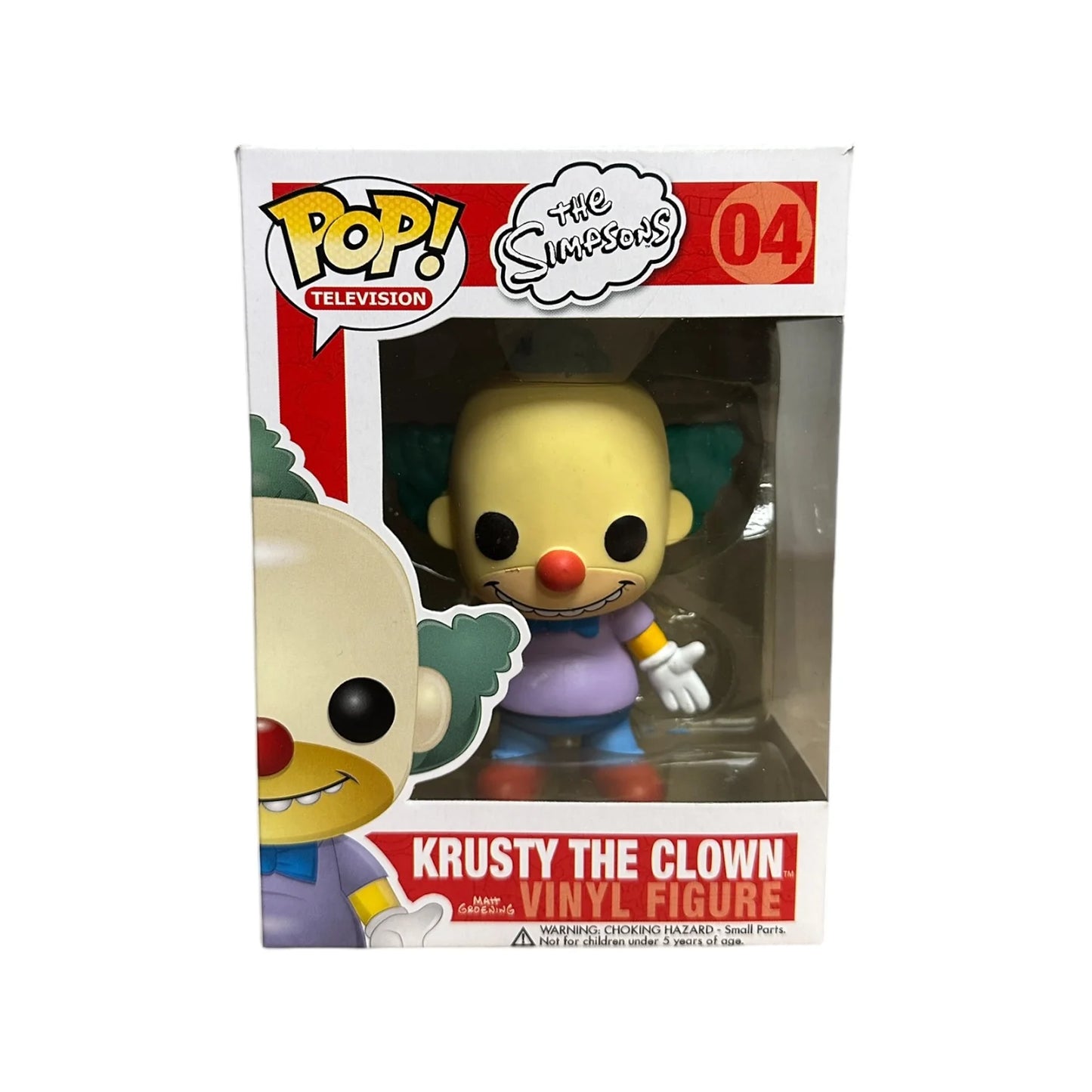 The Simpsons Original Funko Pop Set! - Homer #01, Marge #02, Bart #03, Krusty The Clown #04 - 2011 Pop! - Condition 8-8.5\\/10