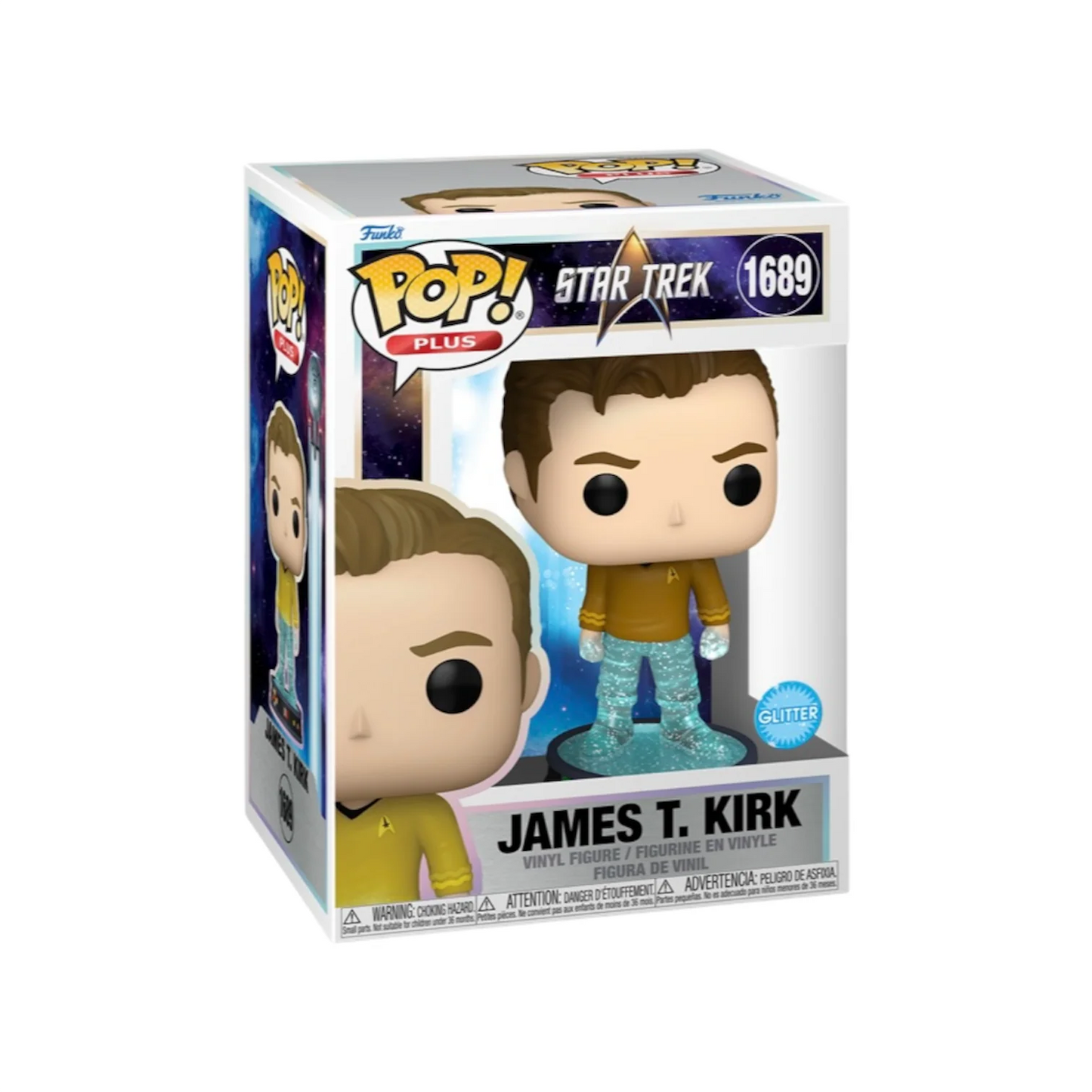 James T.Kirk (Glitter) #1689 Funko Plus Pop - Star Trek
