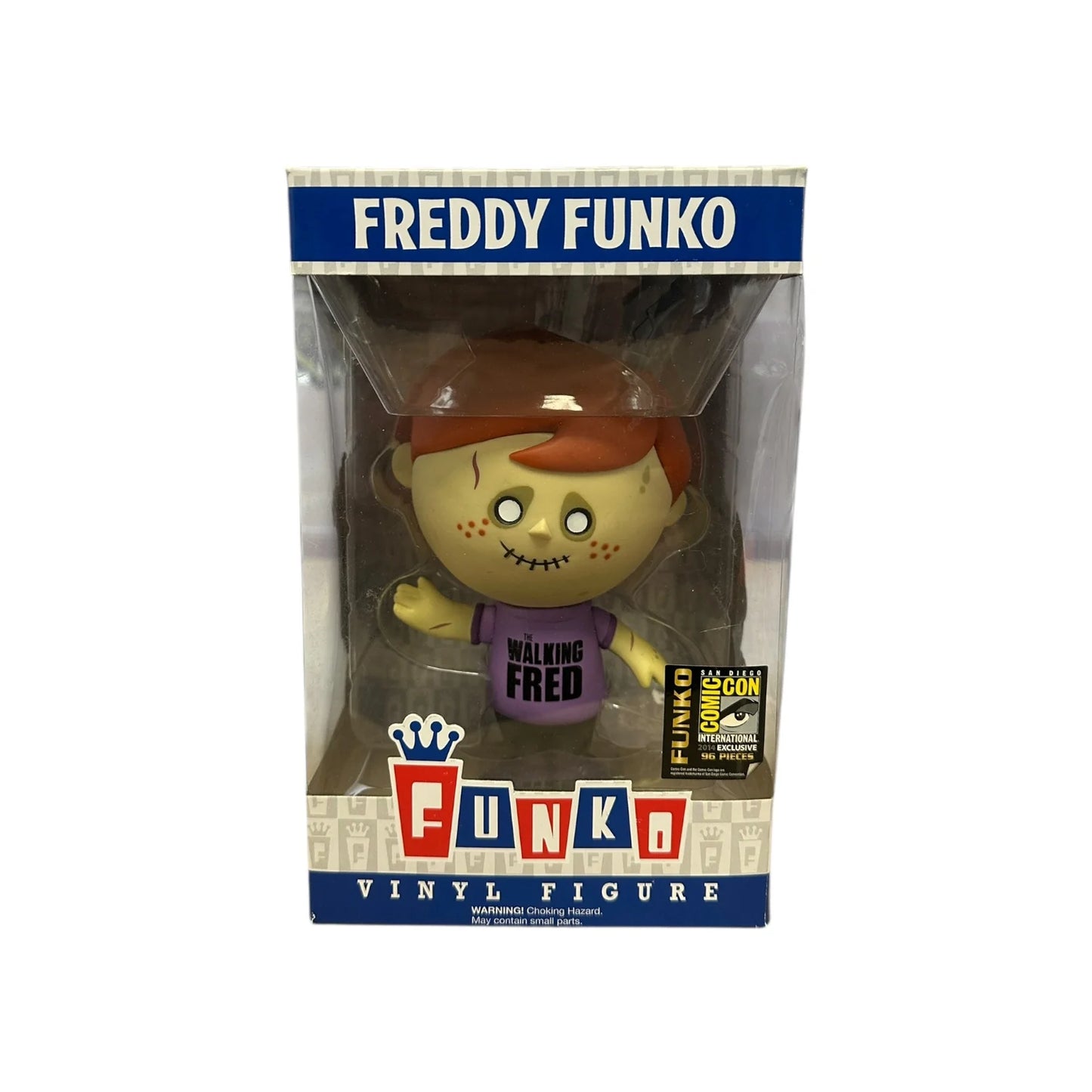 Freddy Funko (The Walking Fred) Funko Vinyl Figure! - The Walking Dead - SDCC 2014 Exclusive LE96 Pcs - Condition 7\\/10