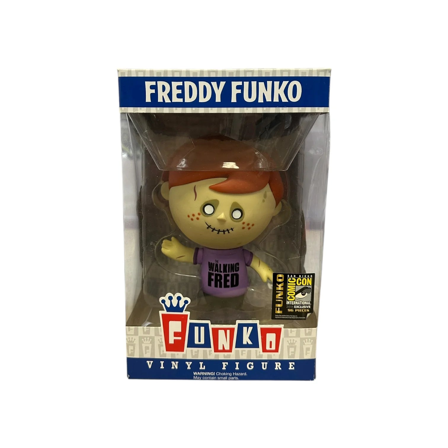 Freddy Funko (The Walking Fred) Funko Vinyl Figure! - The Walking Dead - SDCC 2014 Exclusive LE96 Pcs - Condition 7\\/10