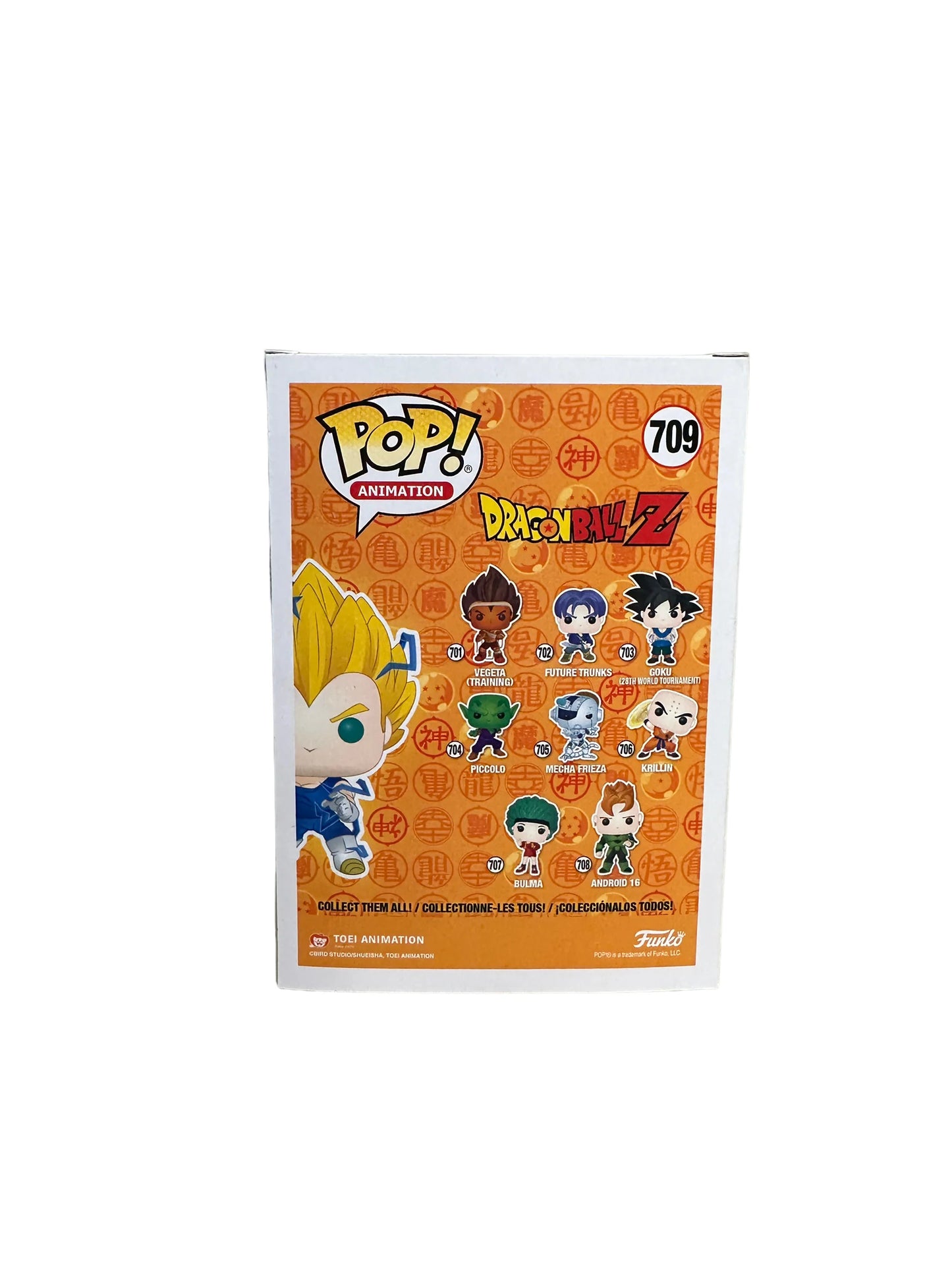 Super Saiyan 2 Vegeta #709 (Glow Chase) Funko Pop! - Dragon Ball Z - PX Previews Exclusive - Condition 8.75\/10