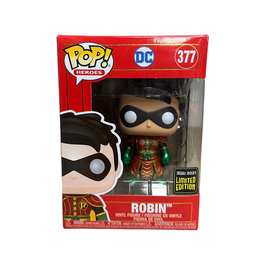 Robin #377 (Metallic) Funko Pop! - DC Imperial Palace - Asia 2021 Exclusive - Condition 7.5\/10