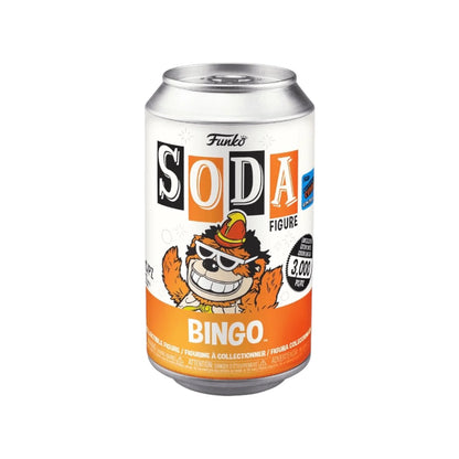 Bingo Common \\u0026 Flocked Chase Funko Soda Vinyl Figure Bundle! - The Banana Splits - NYCC 2021 Official Convention Exclusive LE1\\/2500 \\u0026 LE1\\/500