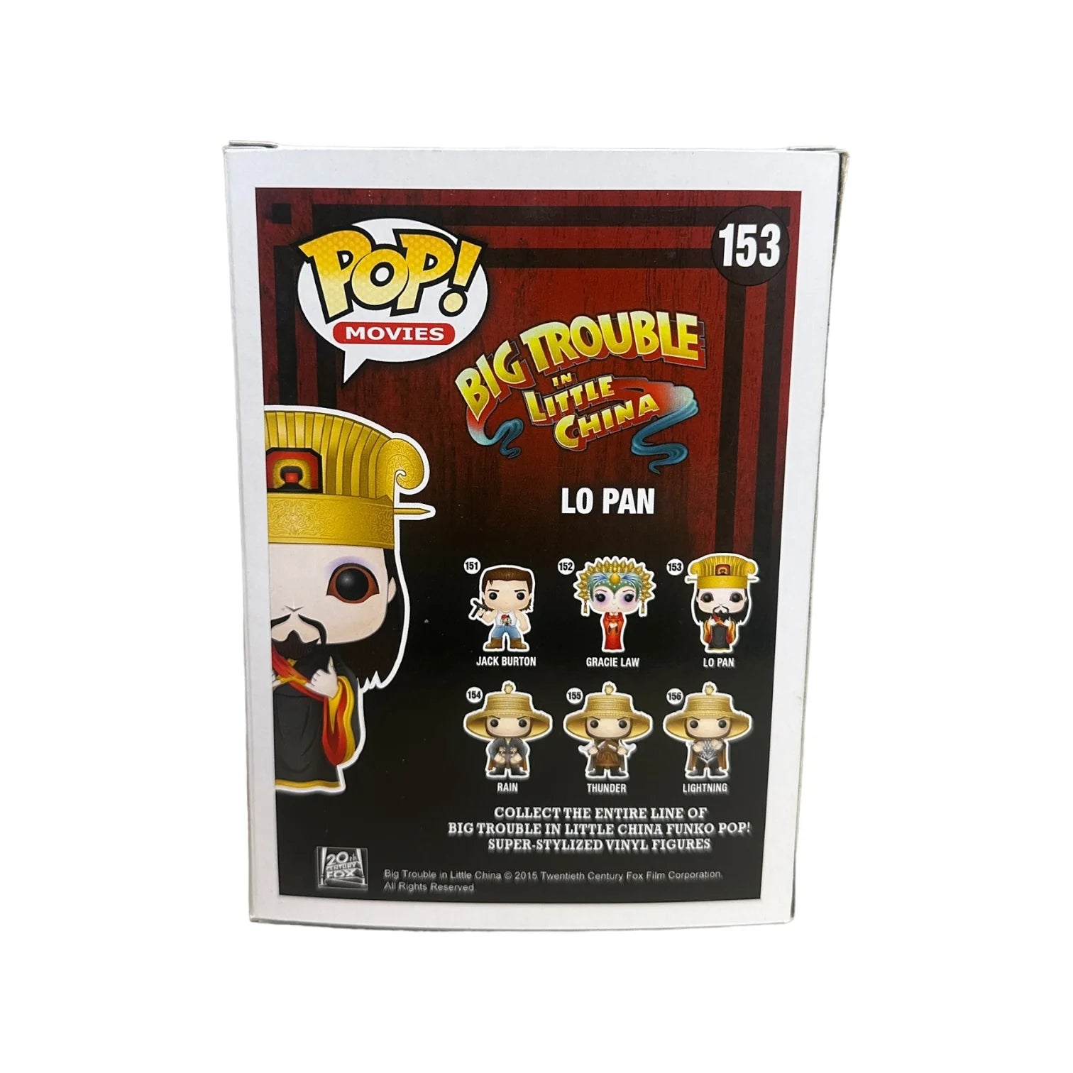 Lo Pan #153 (Ghost - Glows in the Dark) Funko Pop! - Big Trouble in Little China - PX Previews Exclusive - Condition 7\\/10