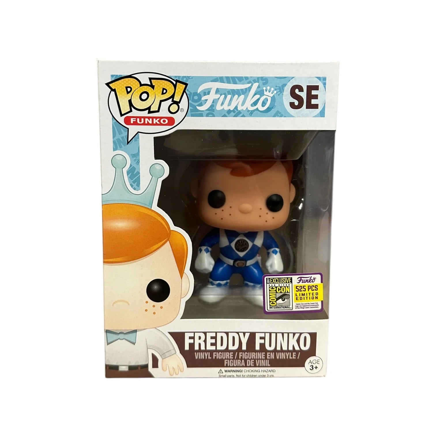 Freddy Funko as Blue Ranger Funko Pop! - Power Rangers - SDCC 2017 Exclusive LE525 Pcs - Condition 8.5\\/10