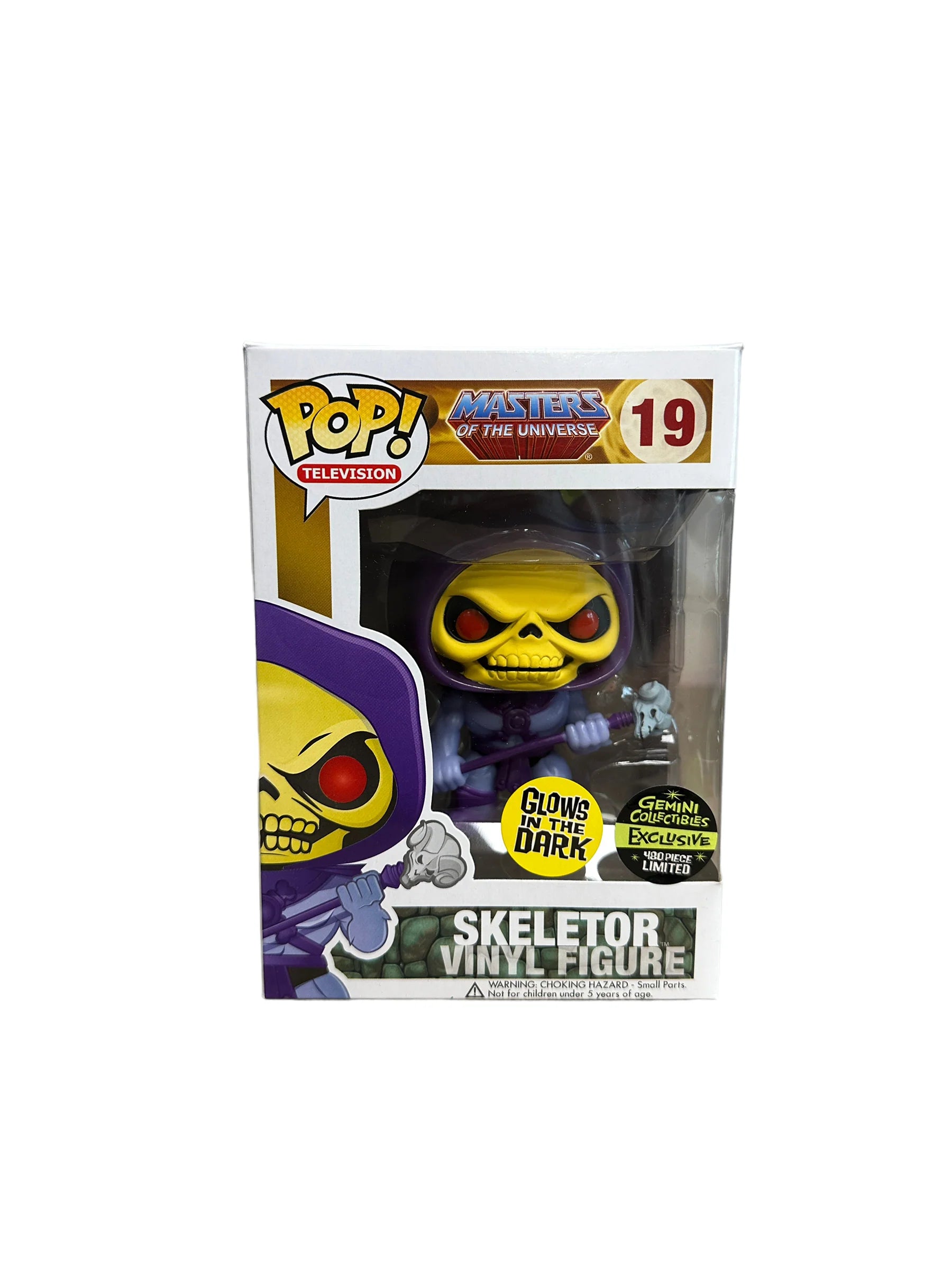 Skeletor #19 (Glows in the Dark) Funko Pop! - Masters of the Universe - Gemini Collectibles Exclusive LE480 Pcs - Condition 8.75\\/10