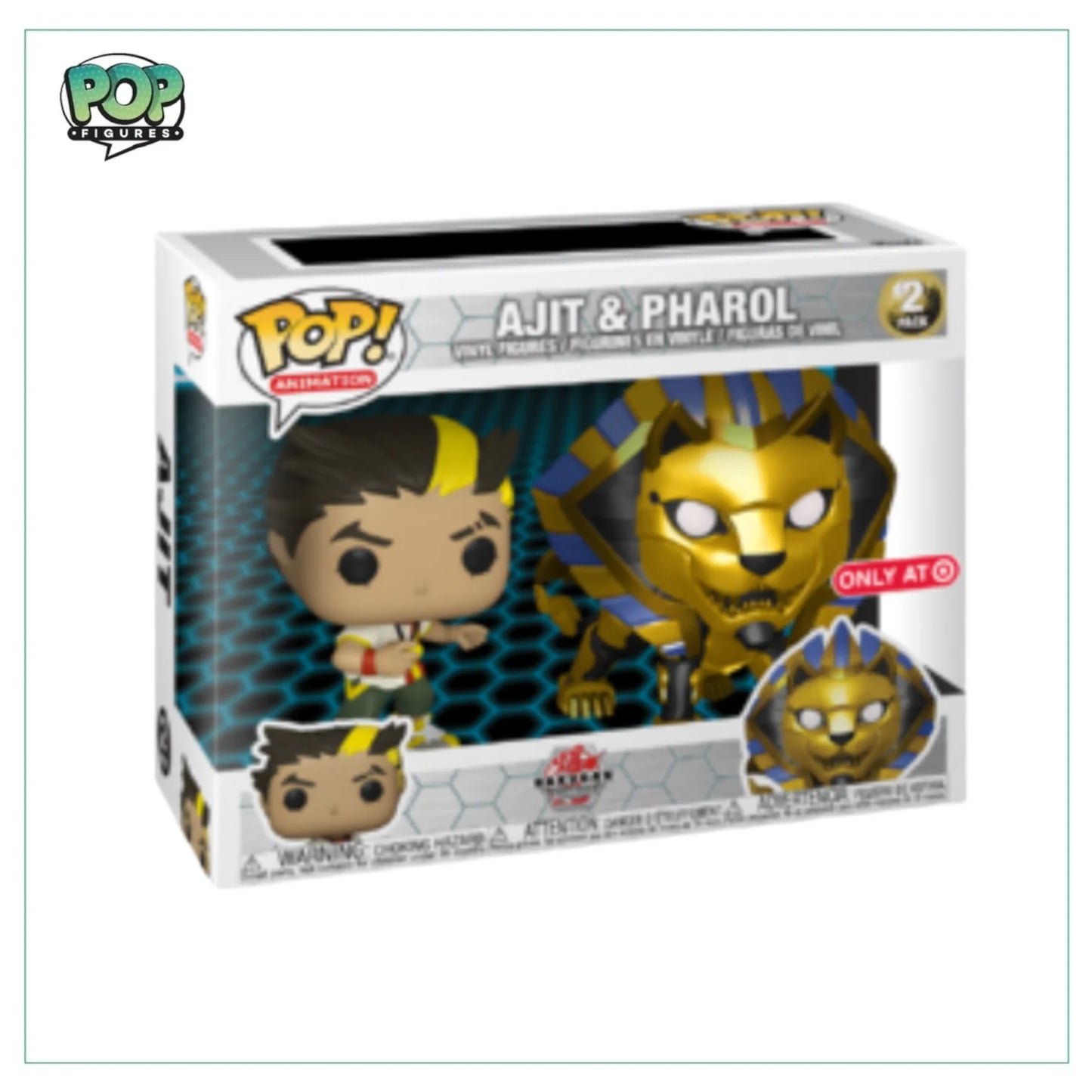 Ajit \\u0026 Pharol 2 Pack Funko Pop! - Bakugan - Target Exclusive