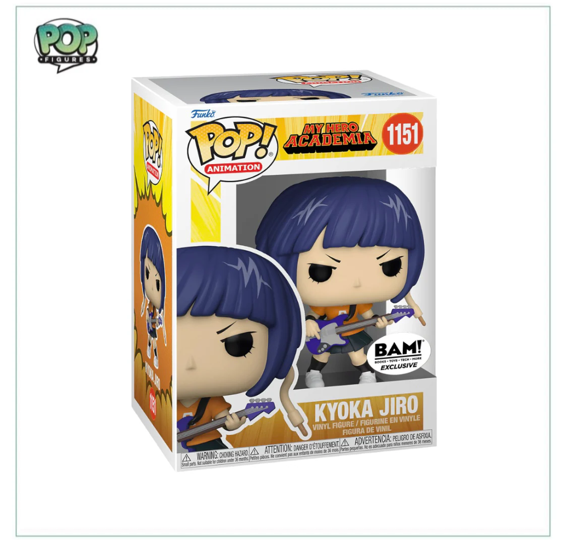 Kyoka Jiro #1151 (w\\/ Guitar) Funko Pop! - My Hero Academia - Bam Exclusive
