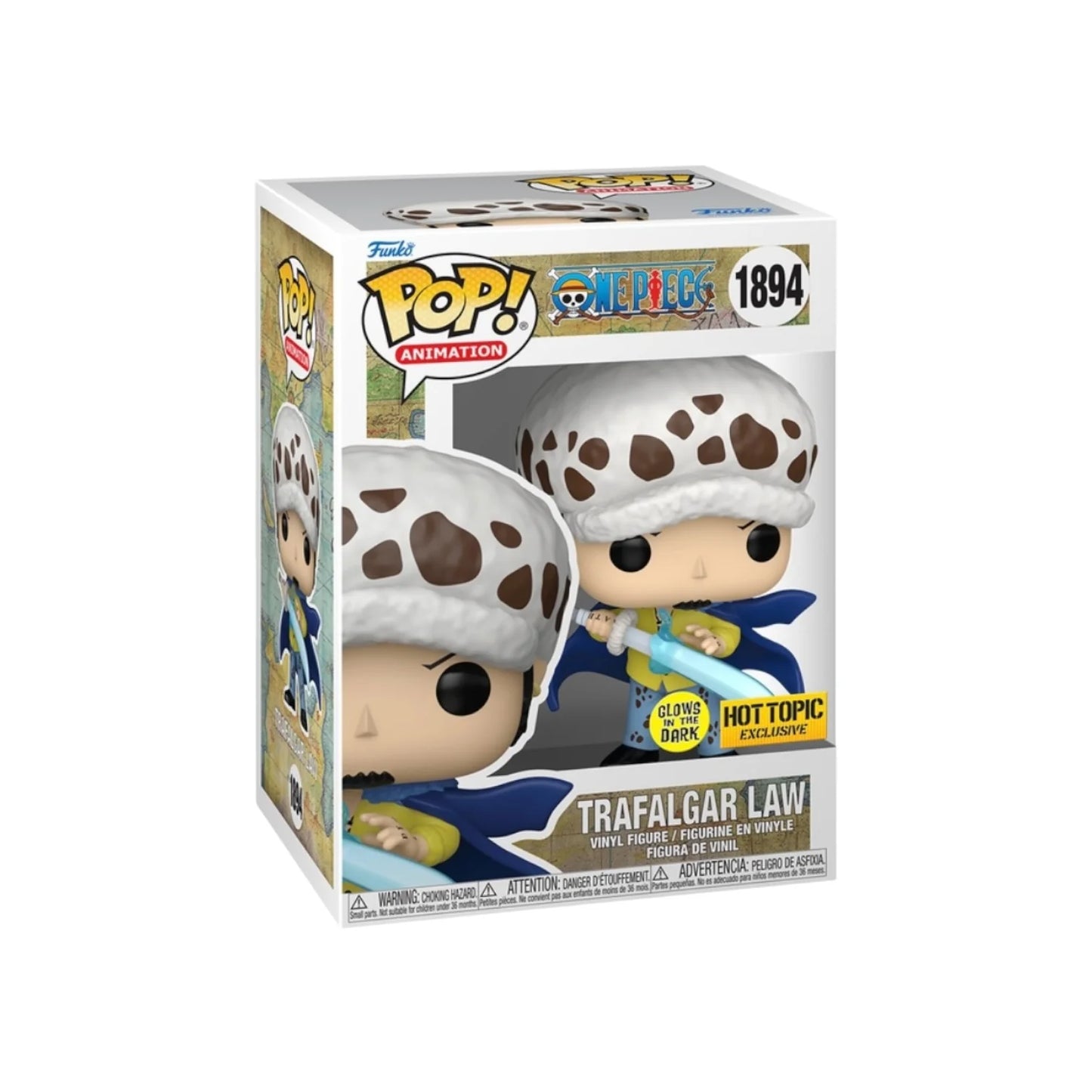 Trafalgar Law #1894 (Glows in the Dark) Funko Pop! - One Piece - Hot Topic Exclusive