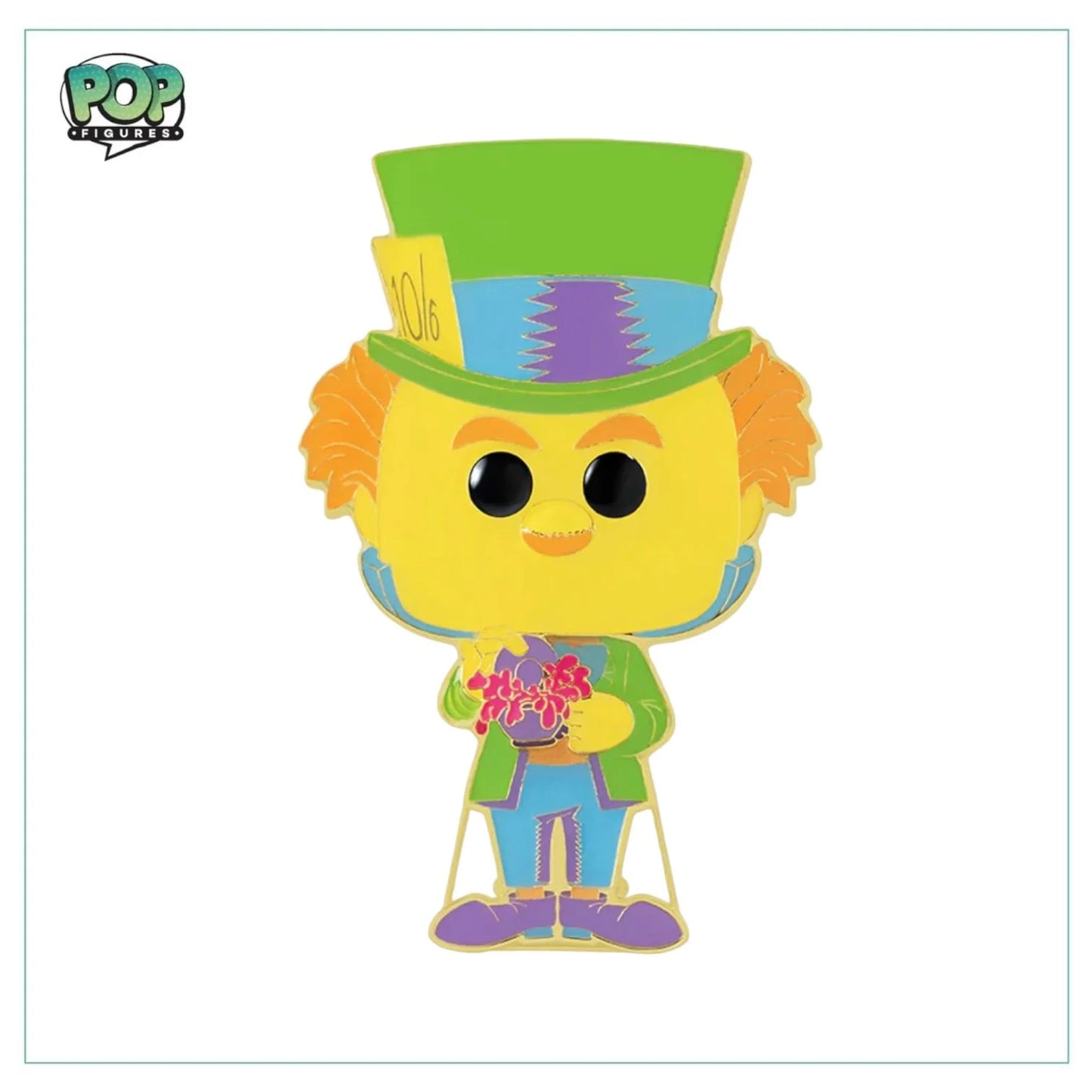 Mad Hatter #18 Enamel Pop! Pin - Alice in Wonderland - Glow in the Dark