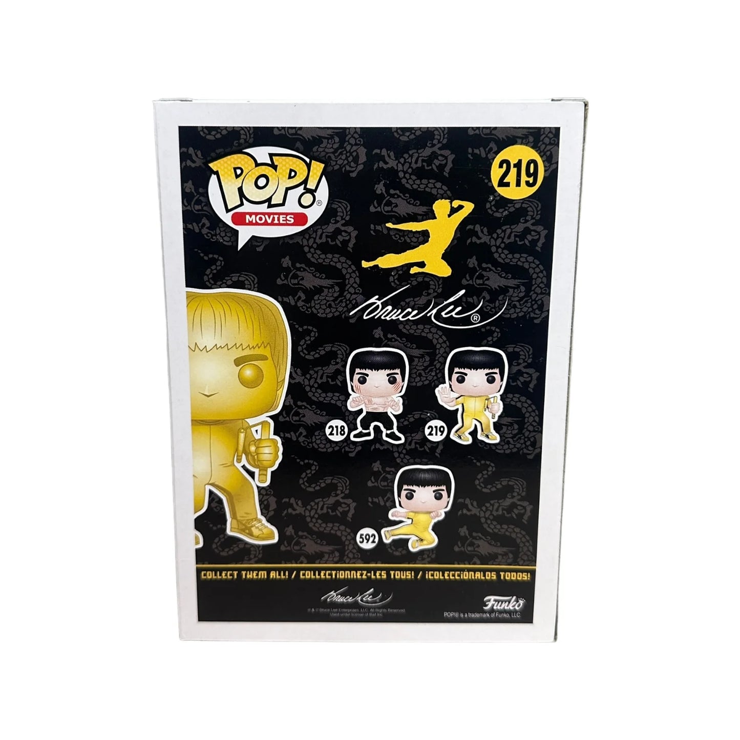 Bruce Lee #219 (Gold) Funko Pop! - Game of Death - Bait Exclusive - Condition 8.5\\/10