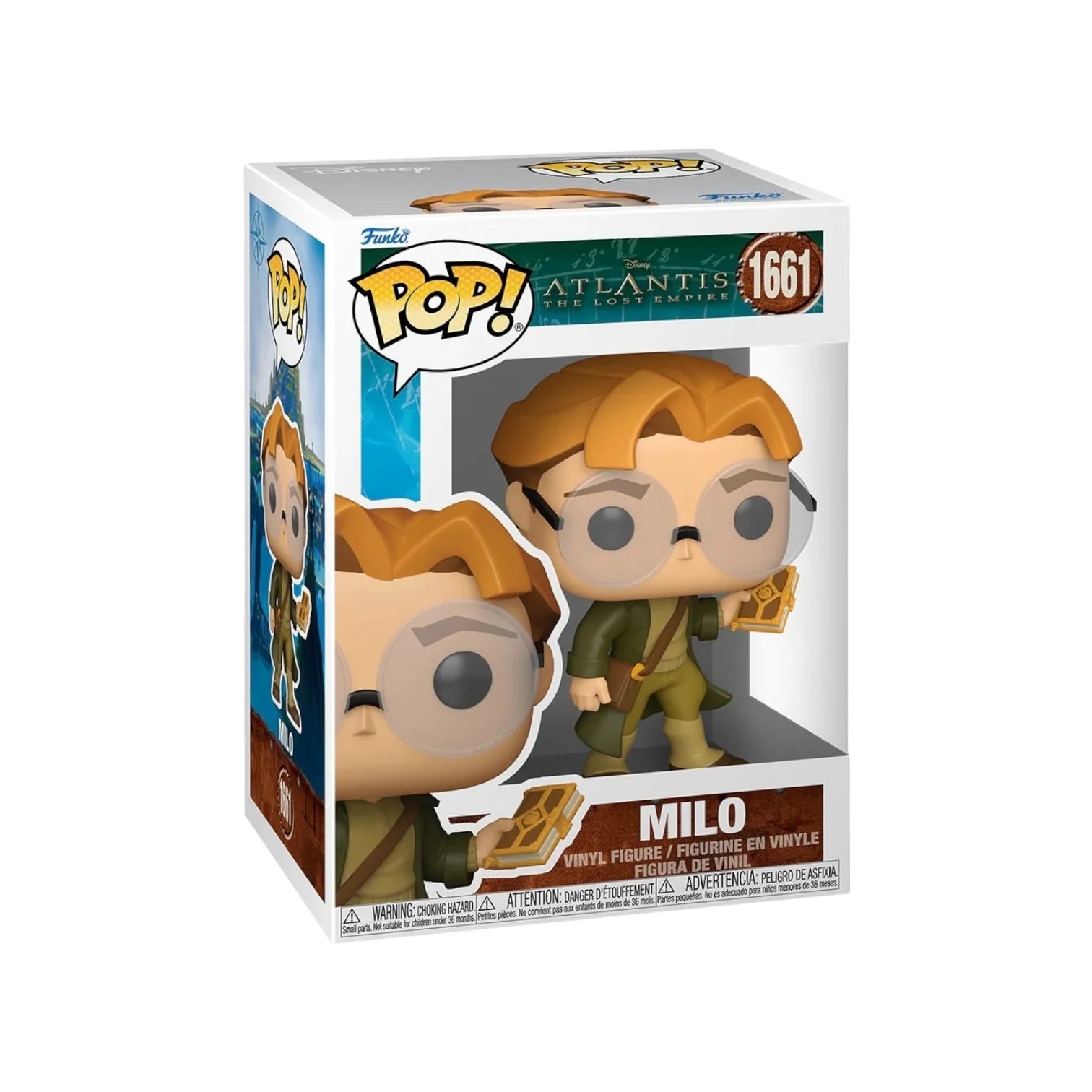 Milo #1661 Funko Pop - Atlantis: The Lost Empire - Disney - PREORDER