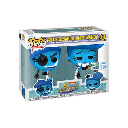 Anti-Cosmo \\u0026 Anti-Wanda 2 Pack Funko Pop! - The Fairly OddParents - WonderCon 2025 Shared Exclusive