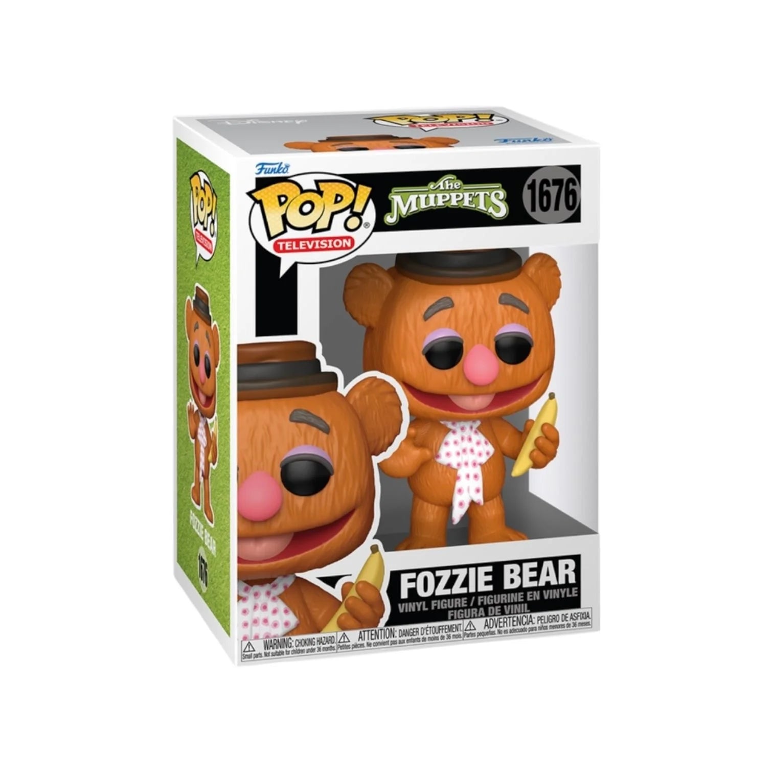 Fozzie Bear #1676 Funko Pop - The Muppets - PREORDER