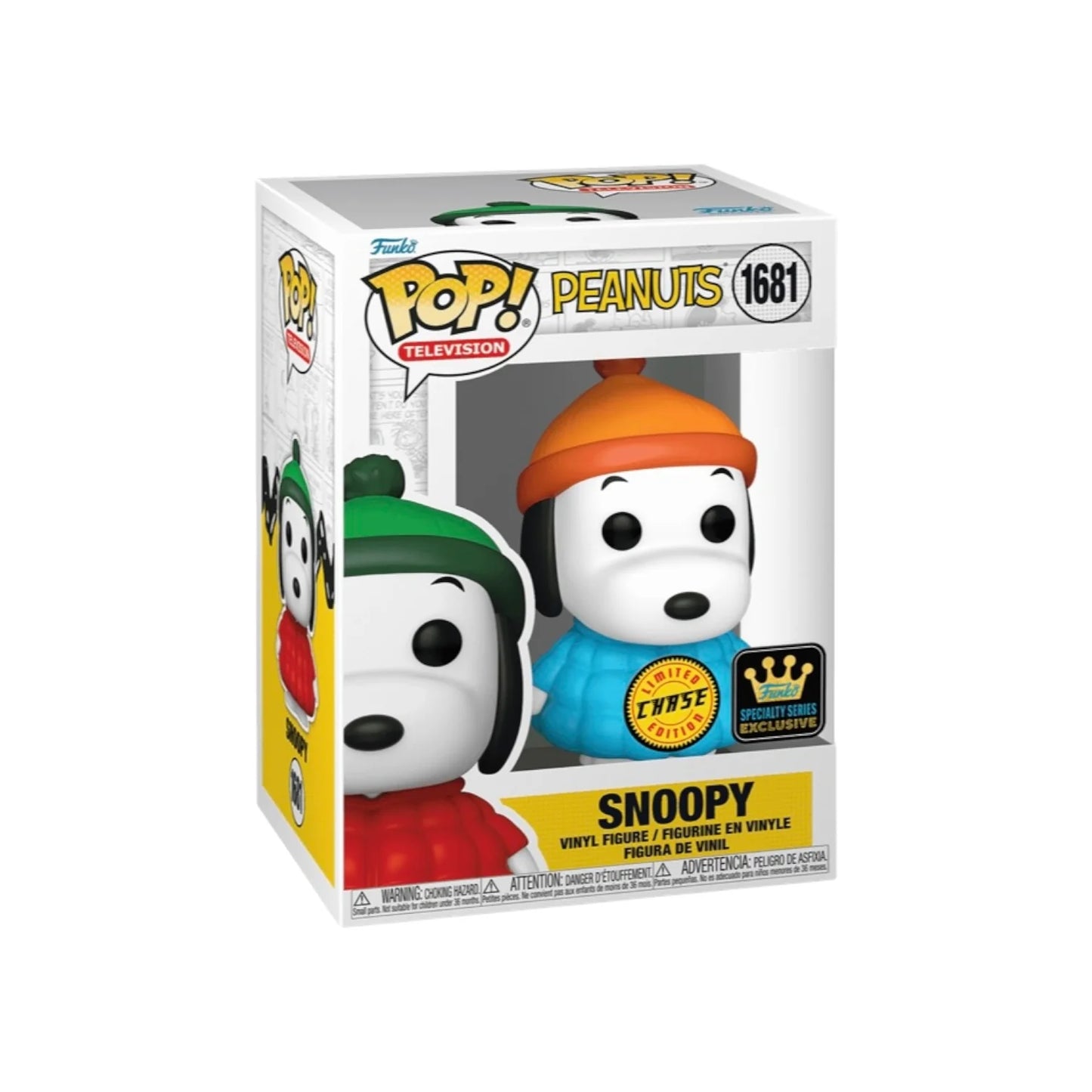 Snoopy #1681 (Chase) Funko Pop! - Peanuts - Speciality Series Exclusive