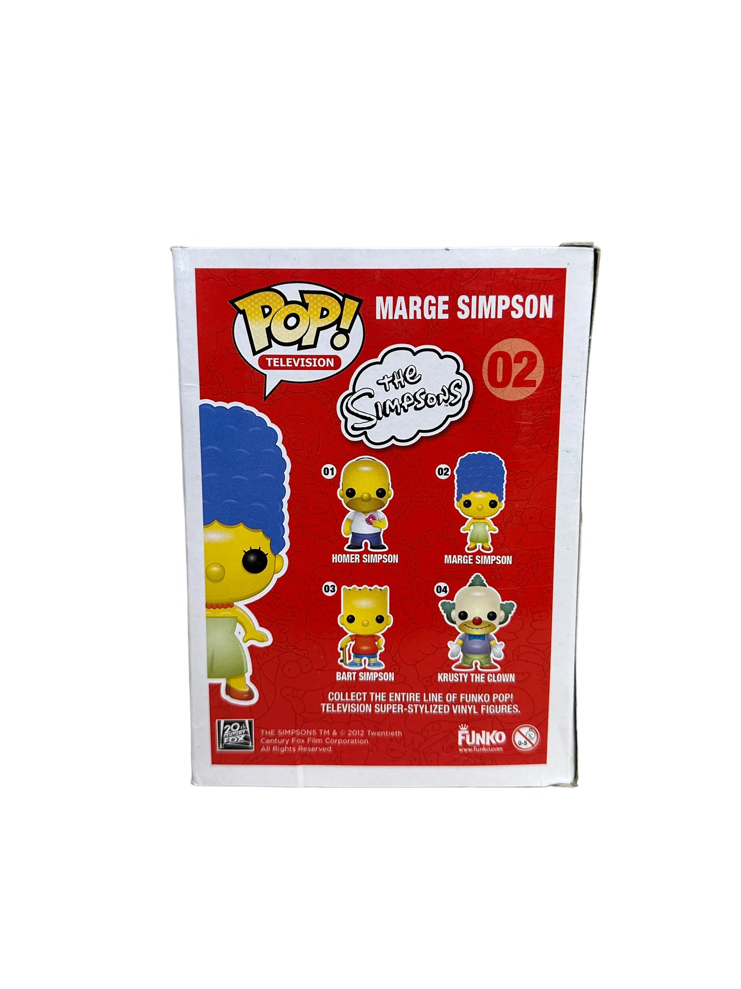 Marge Simpson #02 Funko Pop! - The Simpsons - 2011 Pop! - Condition 7\\/10