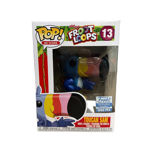 Toucan Sam #13 (Metallic) Funko Pop! - Froot Loops - Funko Fundraiser Baja Scholarship Foundation Exclusive LE1000 Pcs - Condition 8.75\/10