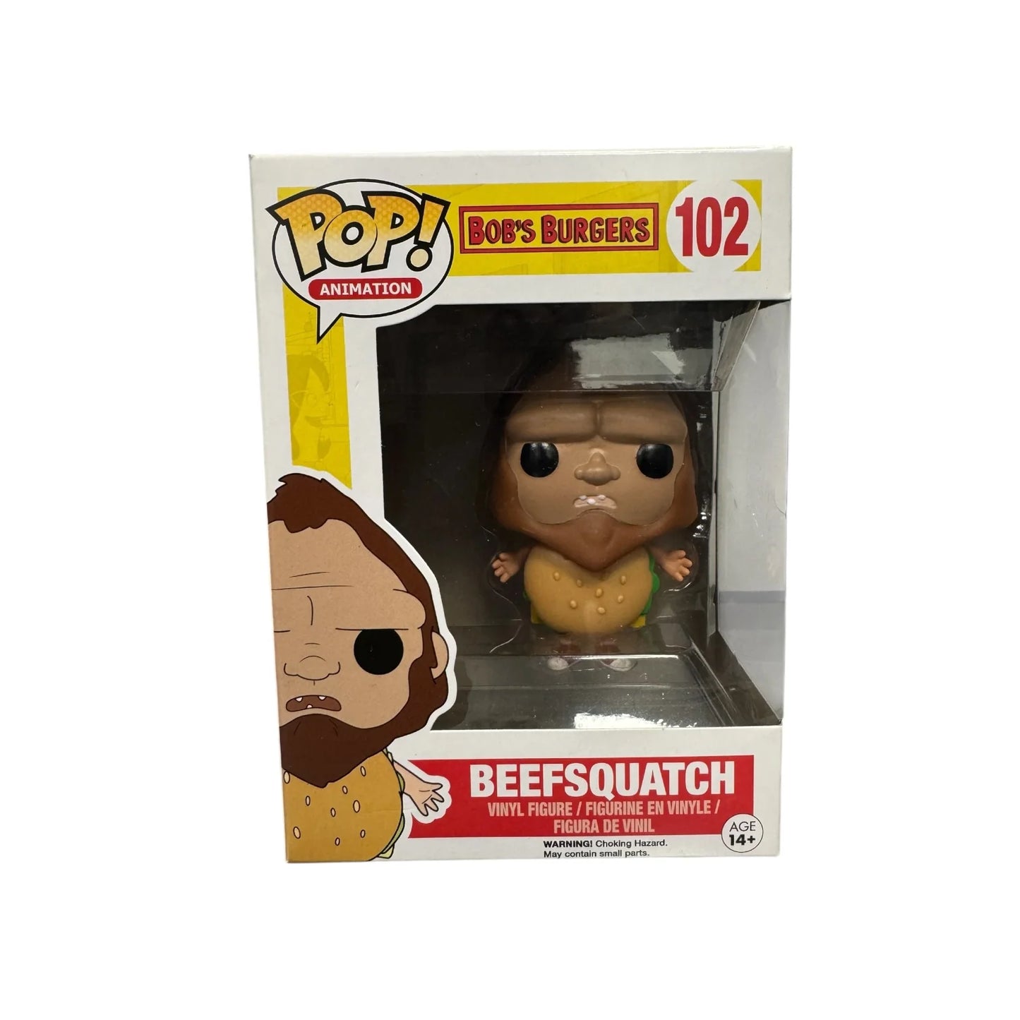 Beefsquatch #102 Funko Pop! - Bob's Burgers - Condition 8\/10