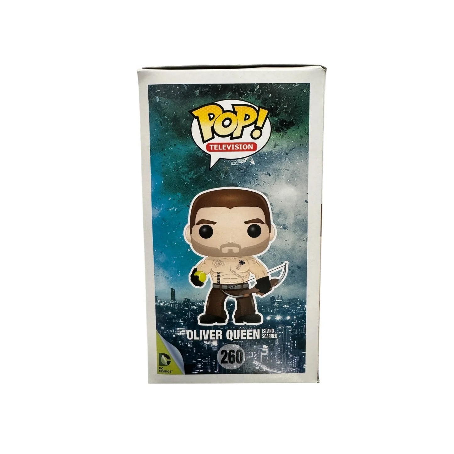 Oliver Queen Island Scarred #260 Funko Pop! - Arrow - Condition 7.75\\/10