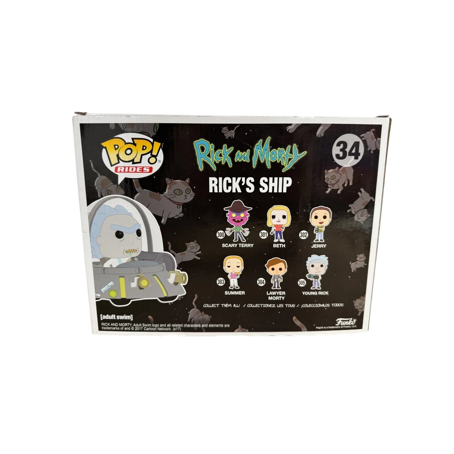 Rick's Ship Funko Pop! Rides #32 - Rick and Morty - Special Edition - Condition 8\\/10