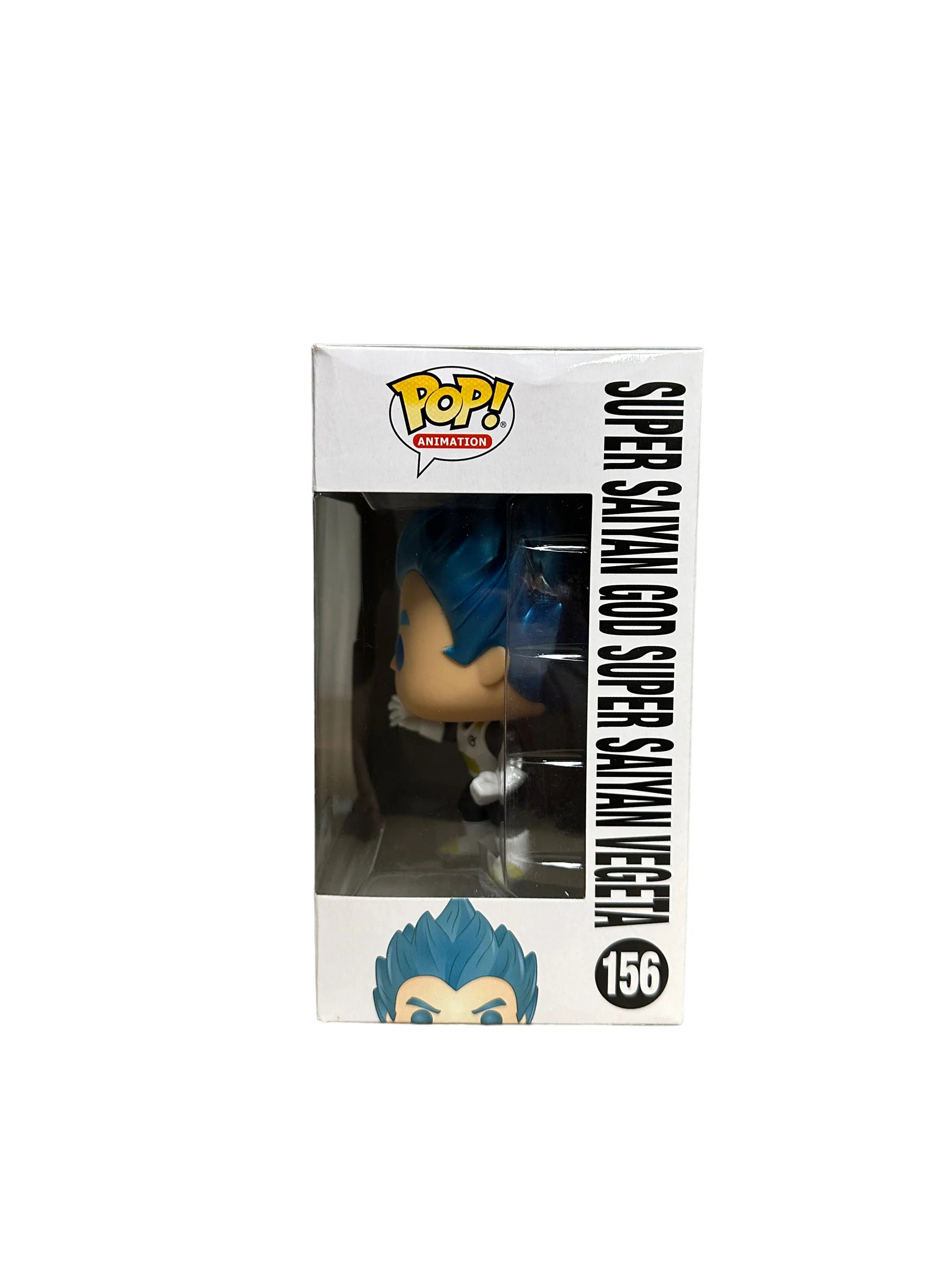 Super Saiyan God Super Saiyan Vegeta #156 (Metallic) Funko Pop! - Dragon Ball Resurrection 'F' - GameStop Exclusive - Condition 7.5\/10