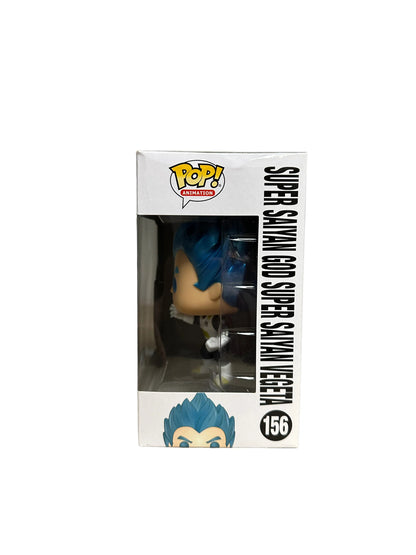 Super Saiyan God Super Saiyan Vegeta #156 (Metallic) Funko Pop! - Dragon Ball Resurrection 'F' - GameStop Exclusive - Condition 7.5\/10