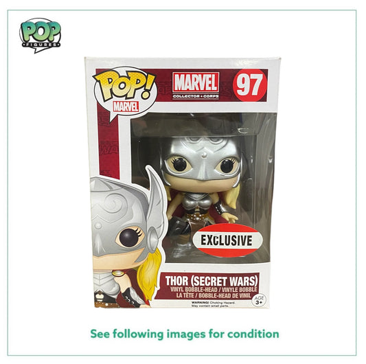 Thor (Secret Wars) #97 Funko Pop! - Marvel Collector Corps Exclusive - Condition 8.5\/10