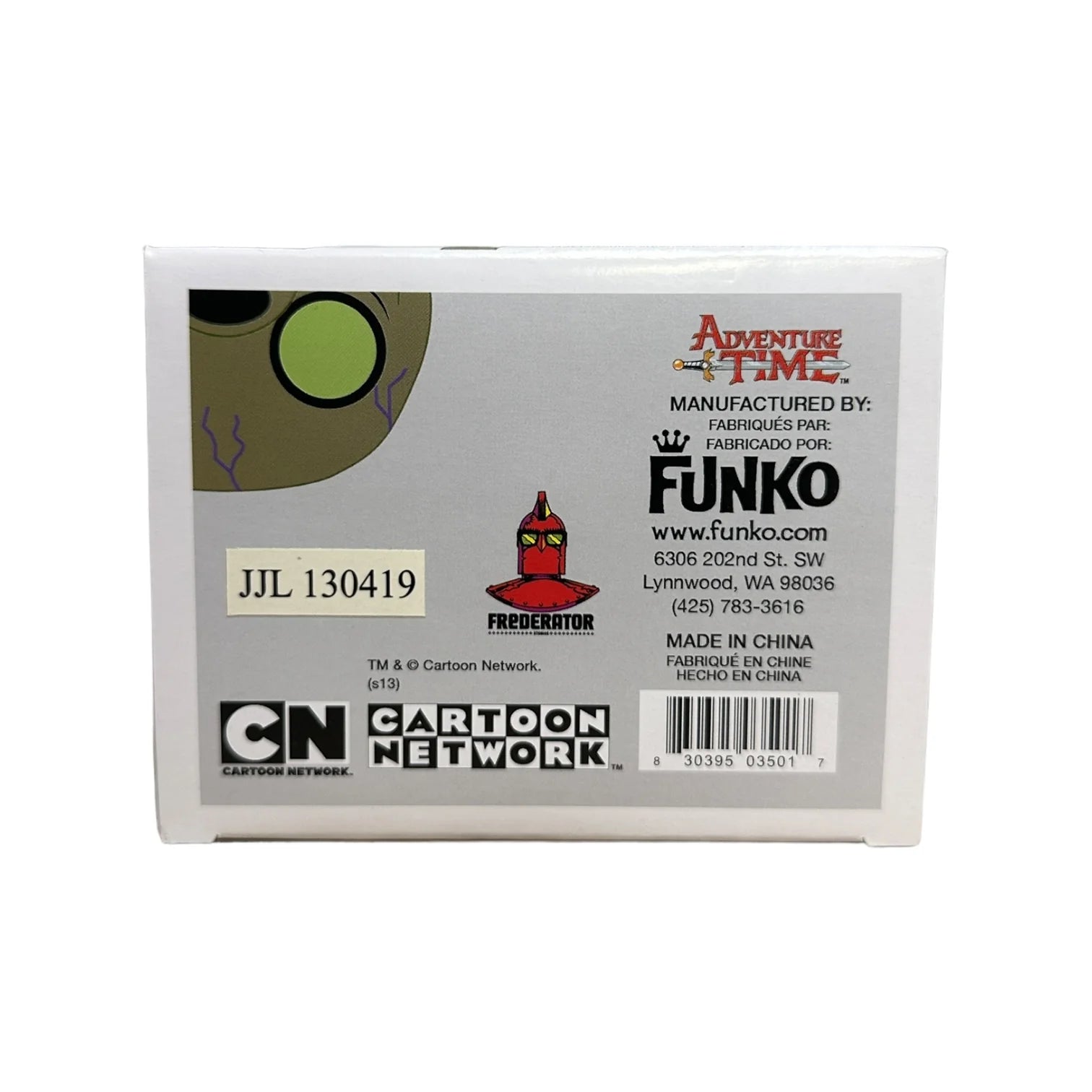 Zombie Jake #44 Funko Pop! - Adventure Time - SDCC 2013 Exclusive LE1008 Pcs - Condition 8.5\\/10