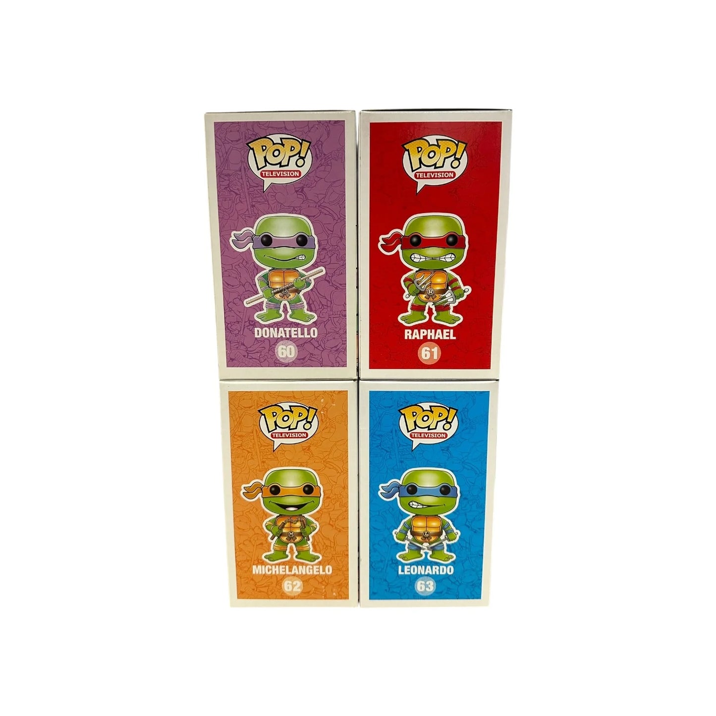 Teenage Mutant Ninja Turtles #60, #61, #62, #63 Funko Pop! Bundle - Condition Varied