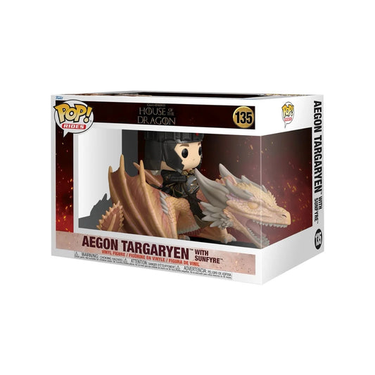 Aegon Targaryen with Sunfyre #135 Funko Pop Rides - House of the Dragon