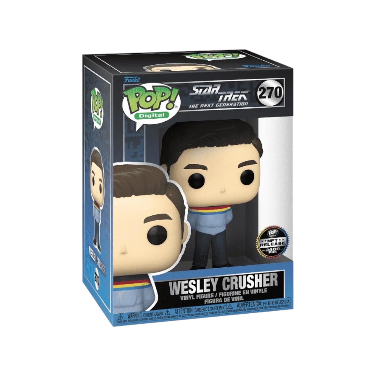 Wesley Crusher #270 Funko Pop! - Star Trek: The Next Generation - NFT Release Exclusive - LE2400 Pcs