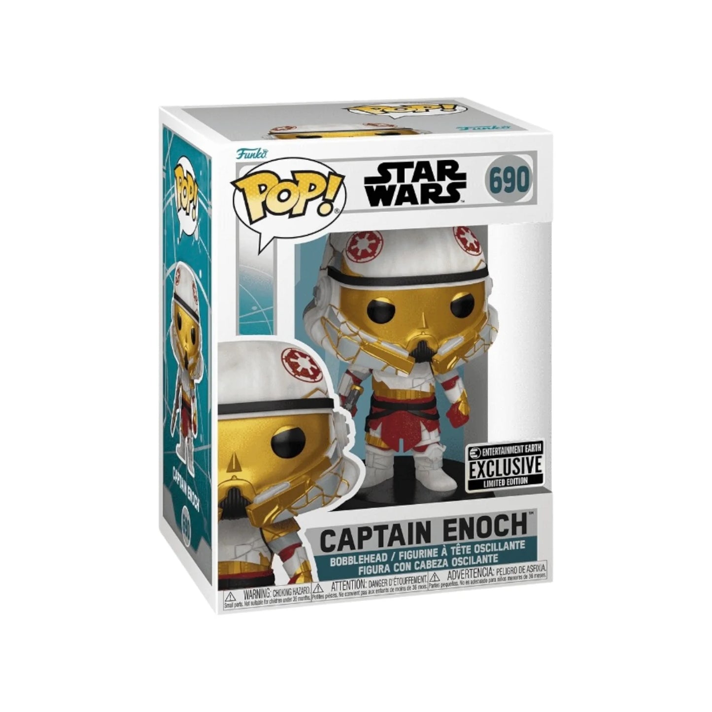Captain Enoch #690 Funko Pop! - Star Wars: Ahsoka - Entertainment Earth Exclusive