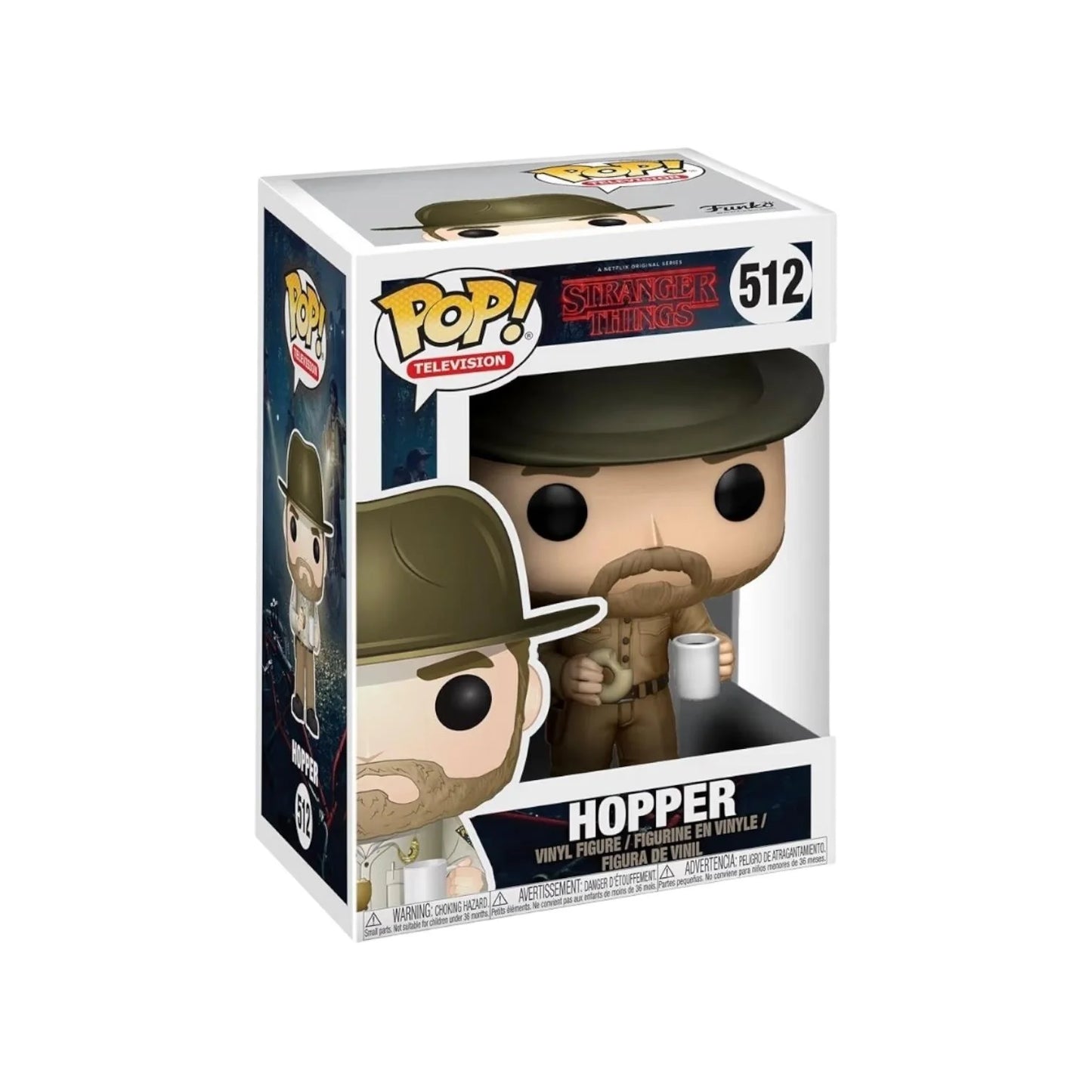 Hopper (With Donut) #512 Funko Pop! - Stranger Things