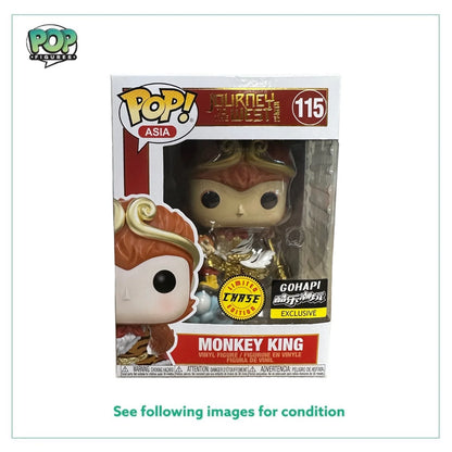 Monkey King #115 (Chase) Funko Pop! - Jouney to the West - Gohapi Exclusive - Condition 8.5\/10