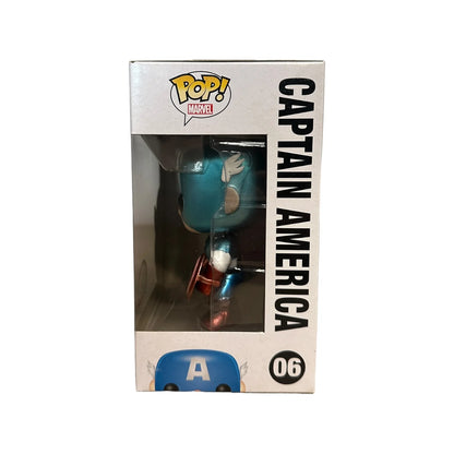 Captain America #06 (Metallic) Funko Pop! - Marvel Universe - SDCC 2011 Exclusive LE480 Pcs - Condition 8.5\\/10