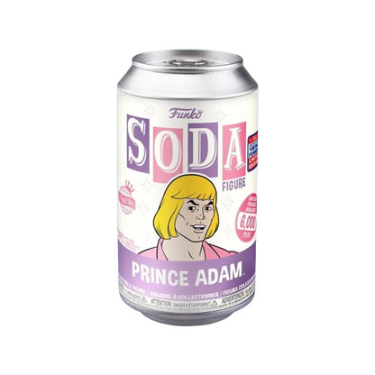 Prince Adam Funko Soda Vinyl Figure! - Masters Of The Universe - International Virtual Funkon 2021 Shared Exclusive LE6000 Pcs - Chance of Chase