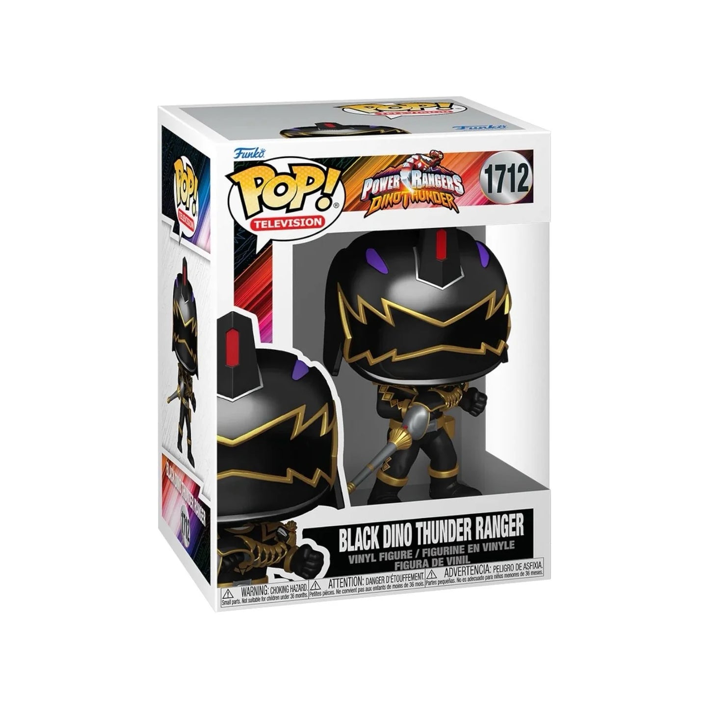 Black Dino Thunder Ranger #1712 Funko Pop - Power Ranger: Dino Thunder - PREORDER
