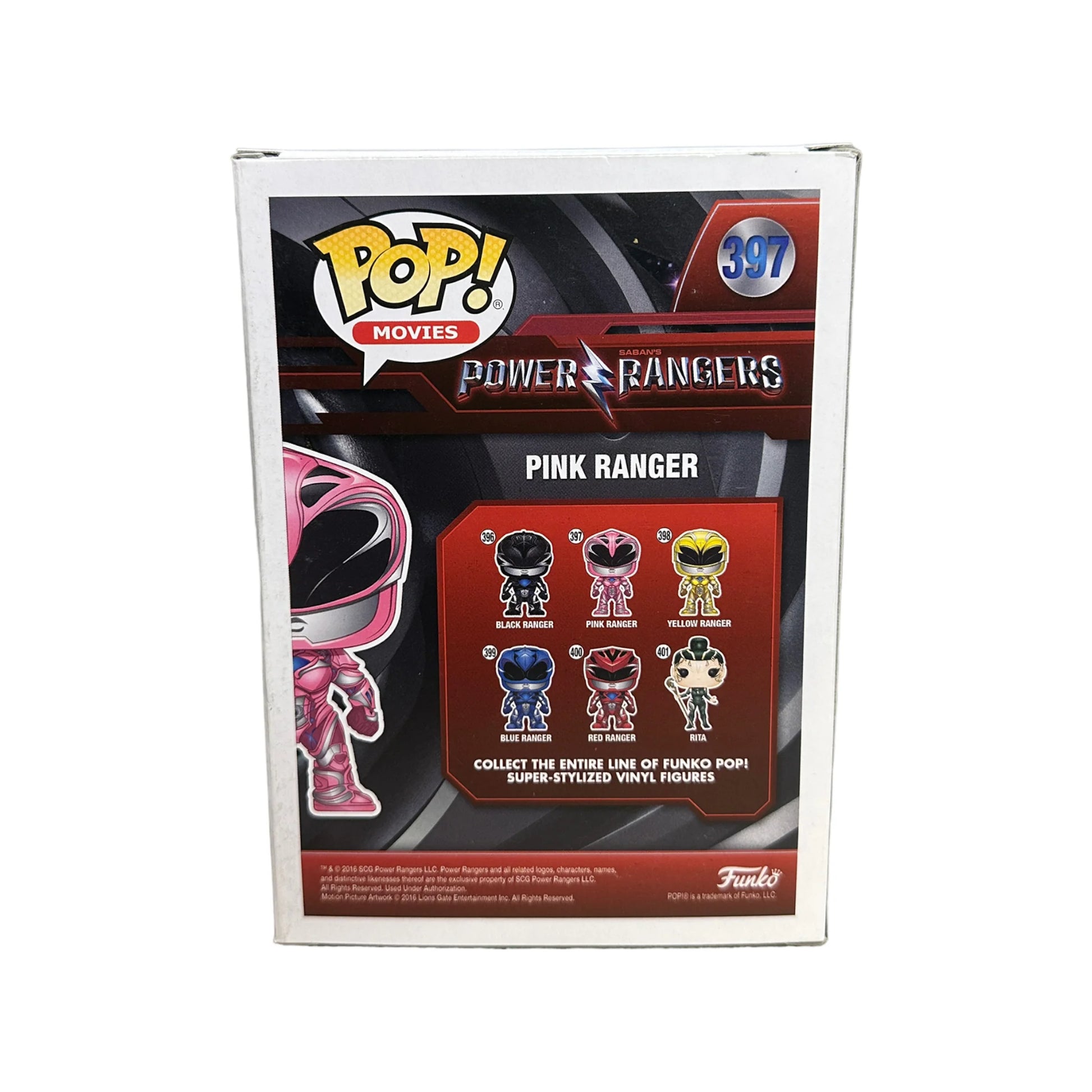 Pink Ranger #397 Funko Pop! - Power Rangers - Condition 8.5\/10
